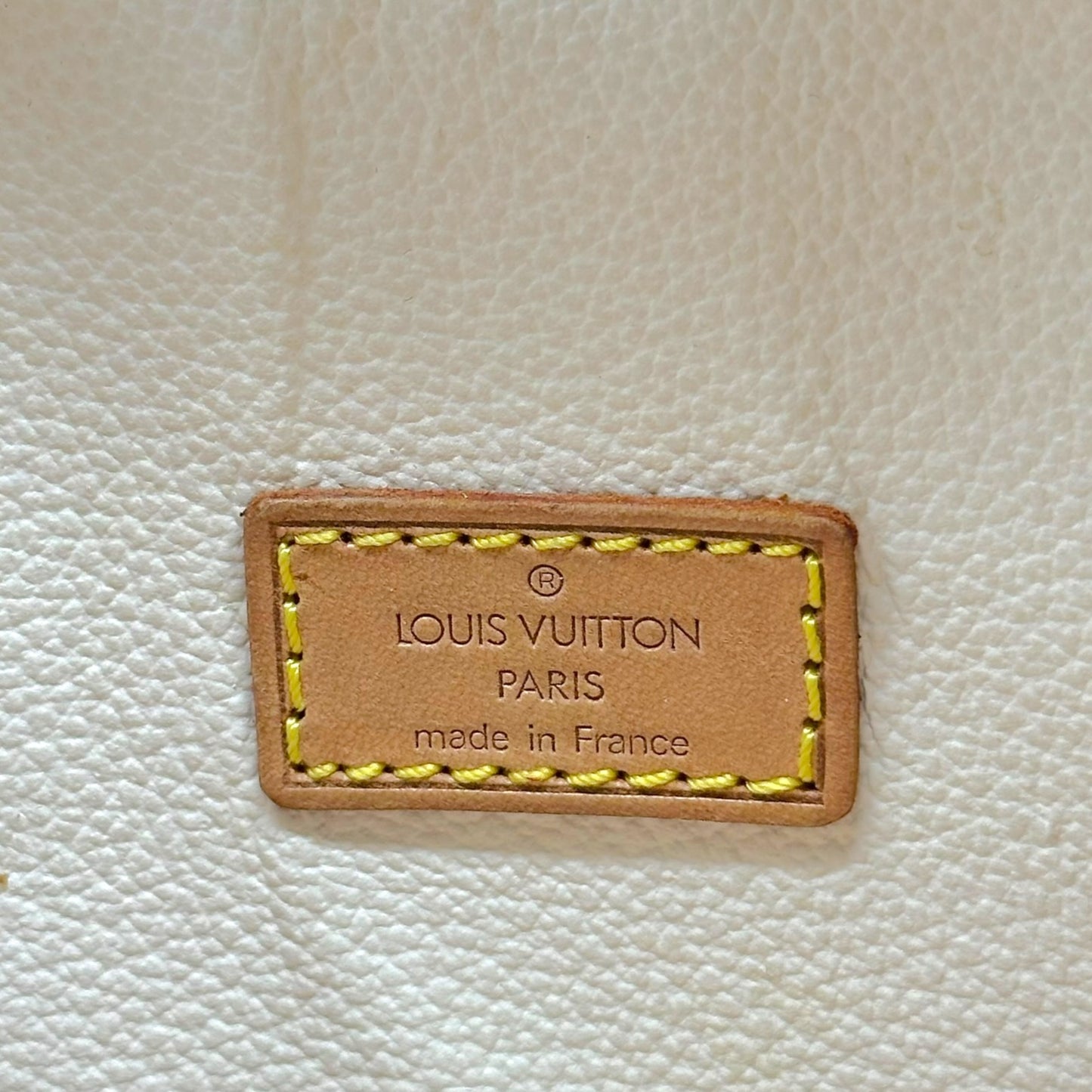 Louis Vuitton Monogram Spontini Handbag Brown Gold