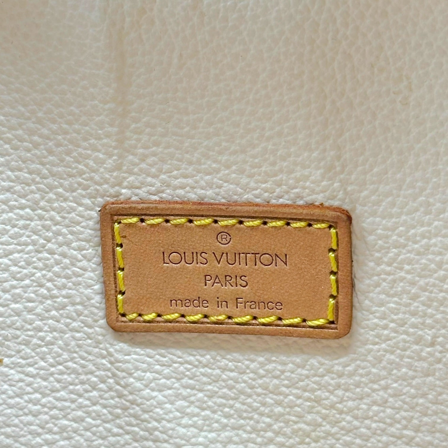 Louis Vuitton Monogram Spontini Handbag Brown Gold
