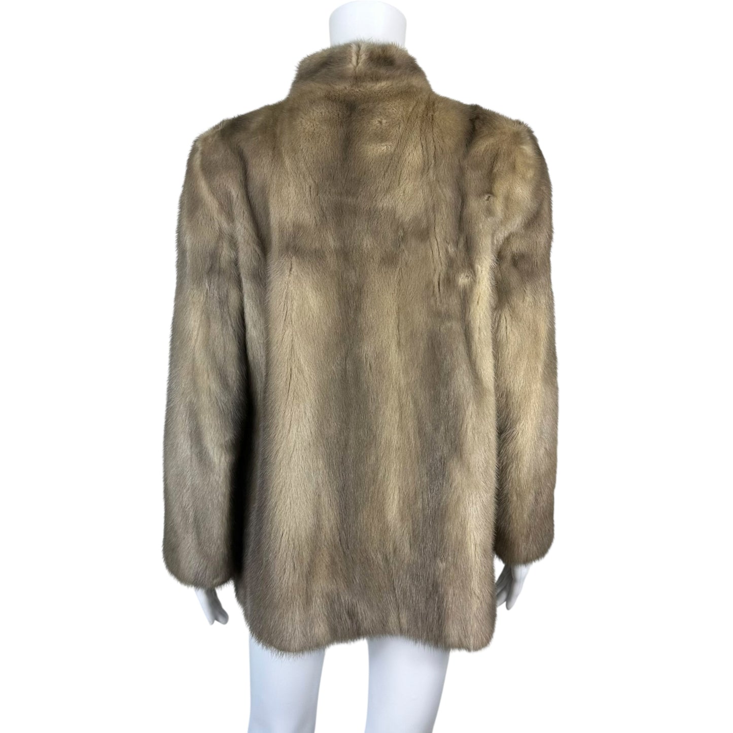 Yves Saint Laurent Sapphire Gray Mink Fur Coat
