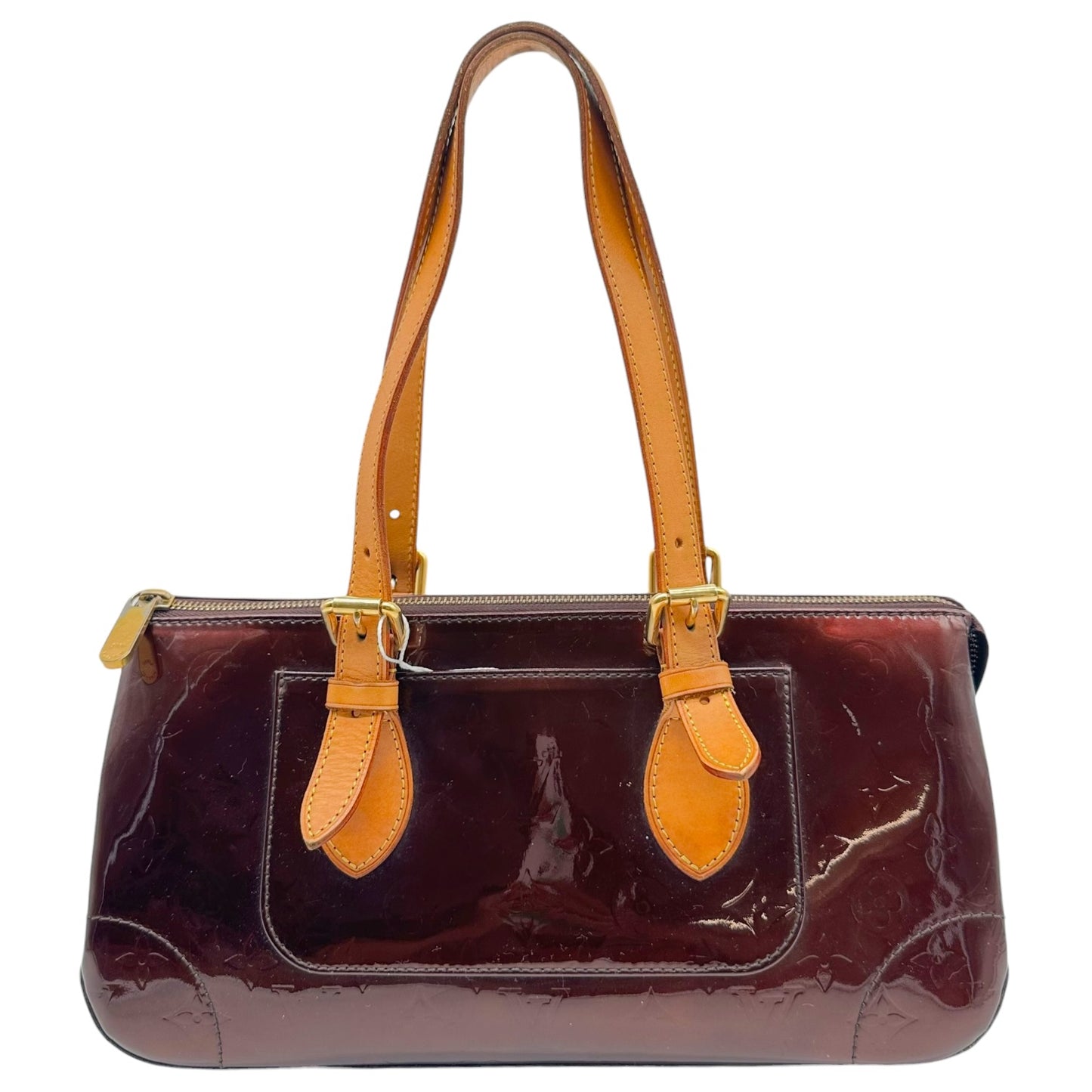 Louis Vuitton Burgundy Vernis East-West Bag