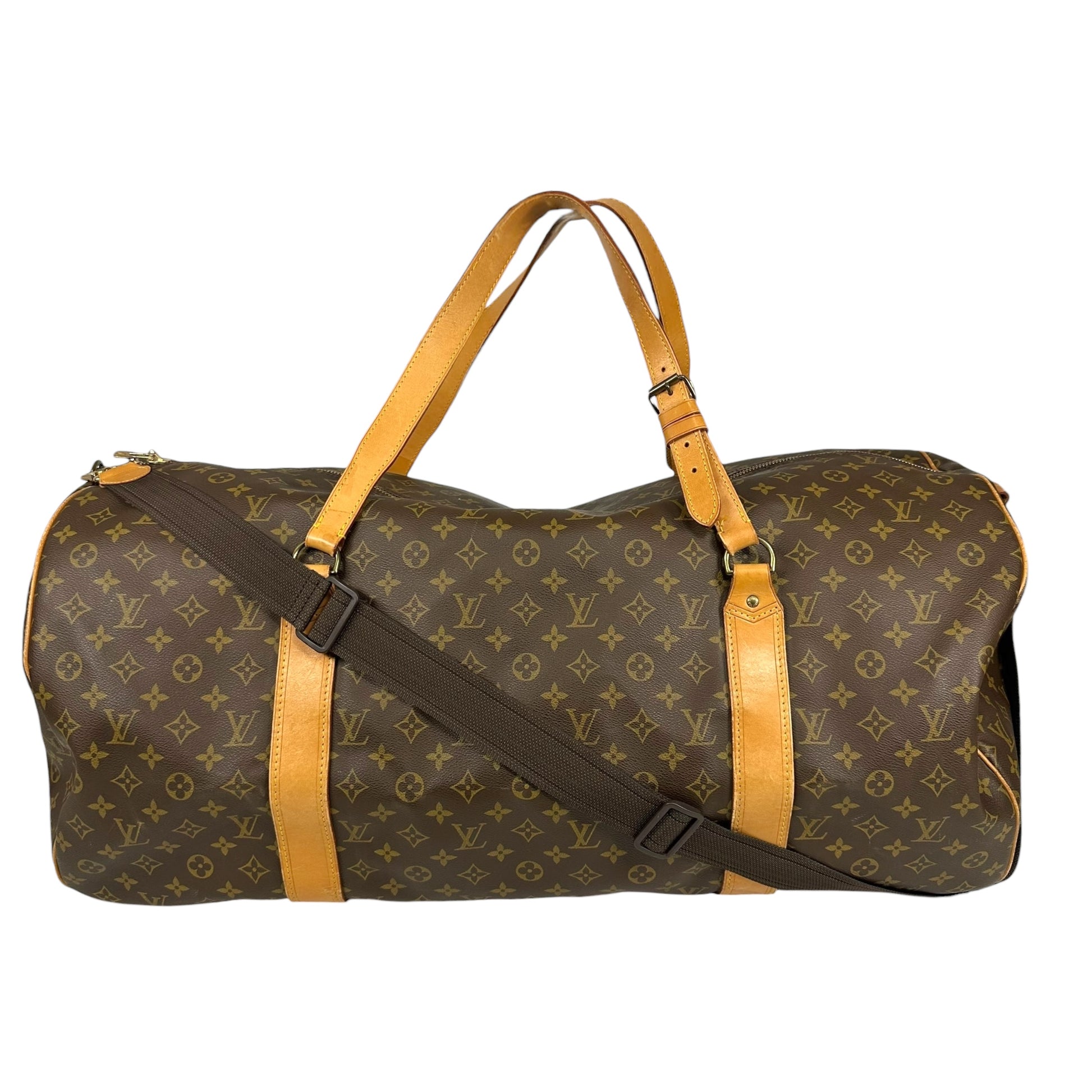 Louis Vuitton Classic Monogram Sac Polochon 60 Duffle Bag - Outfit Repeater