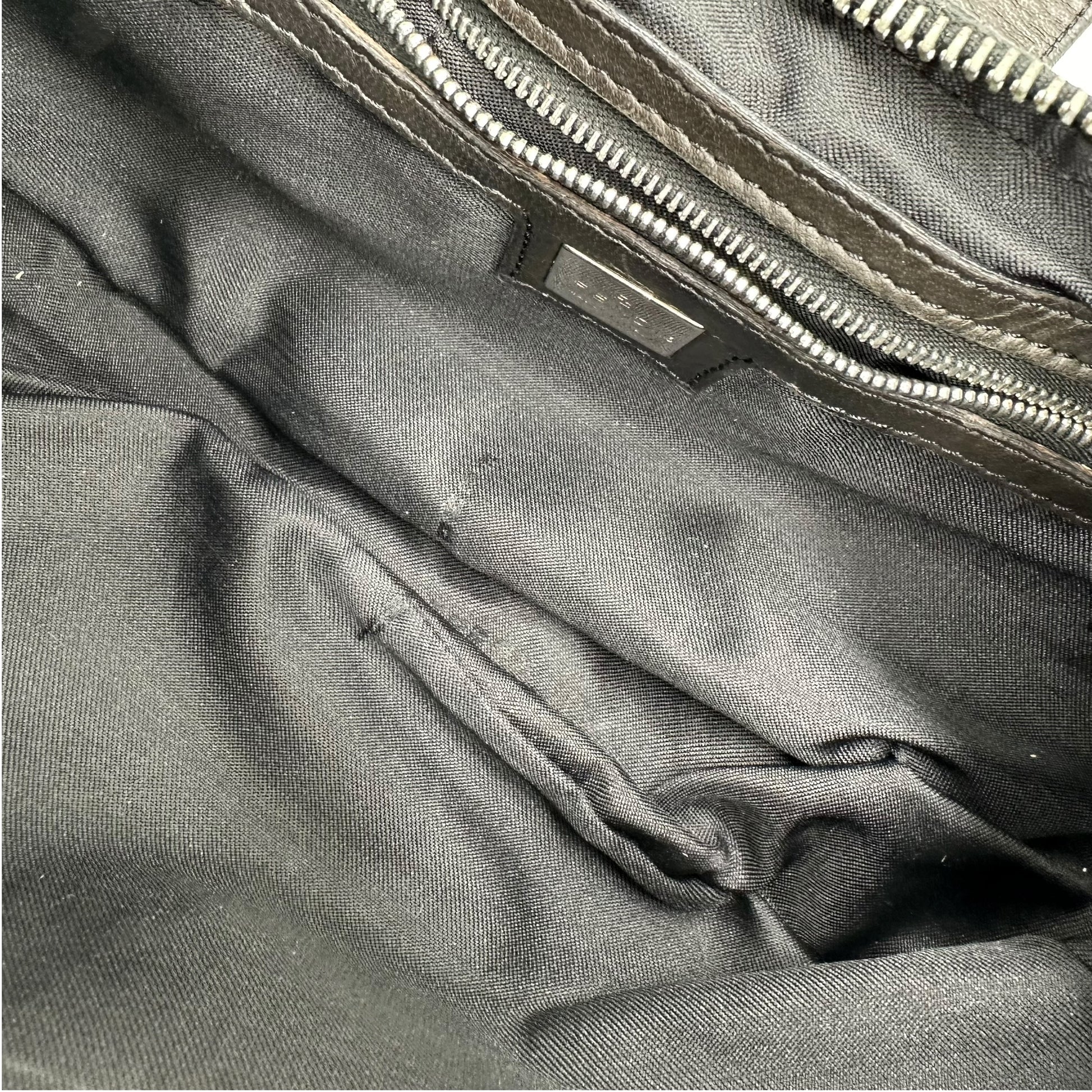 Fendi Black Neoprene Croissant Shoulder Bag - Outfit Repeater