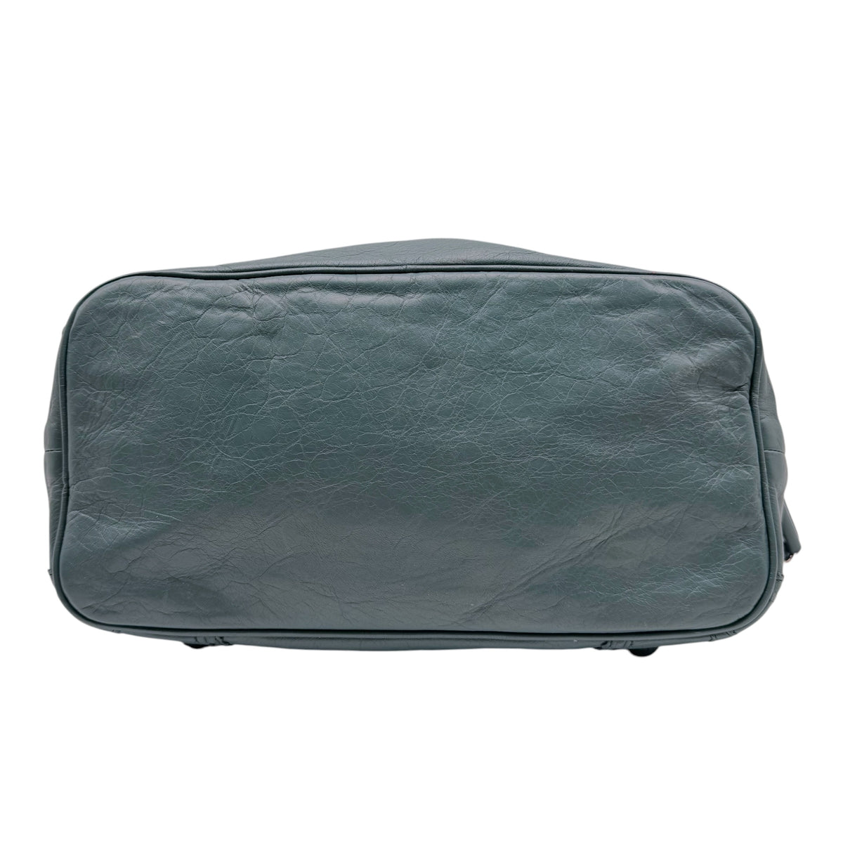 Balenciaga Leather Bowler Bag Dusty Blue 2-Way Small