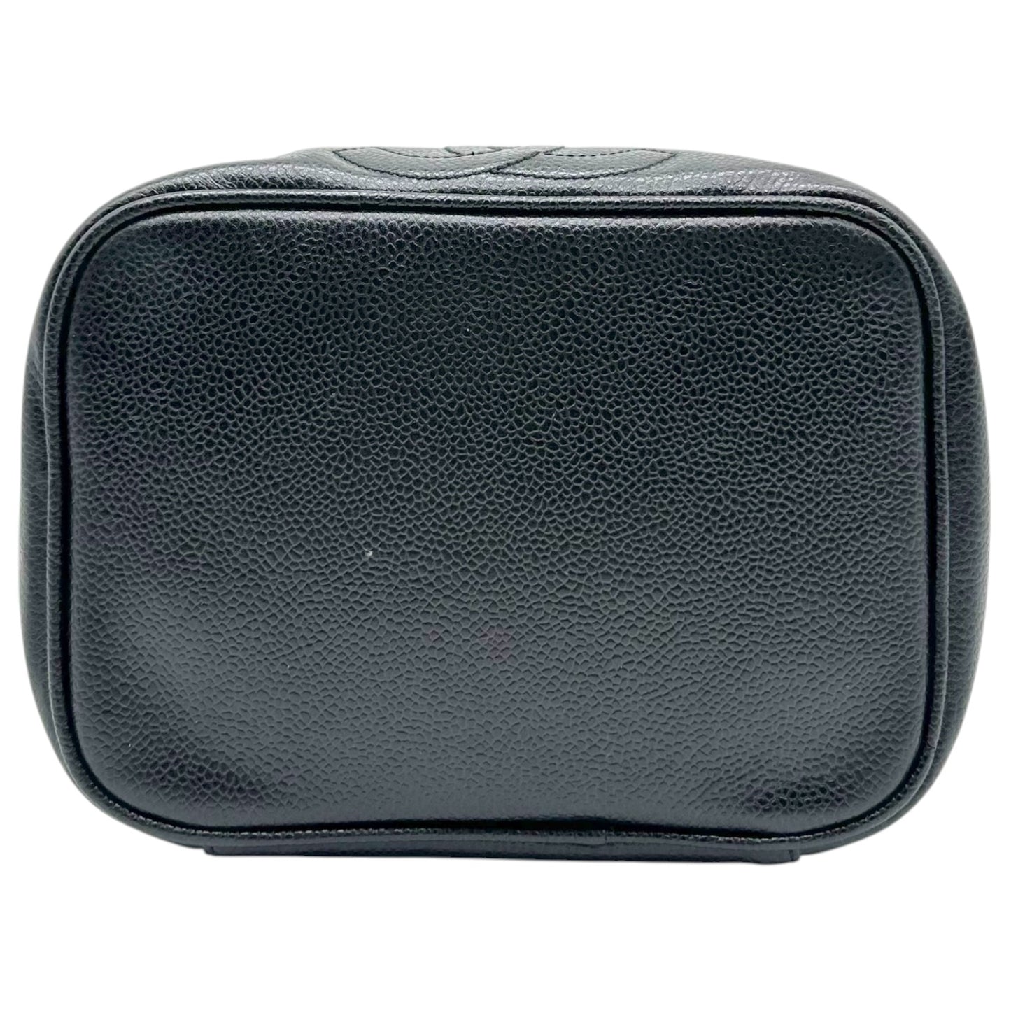 Chanel Black Caviar Leather Vanity Bag