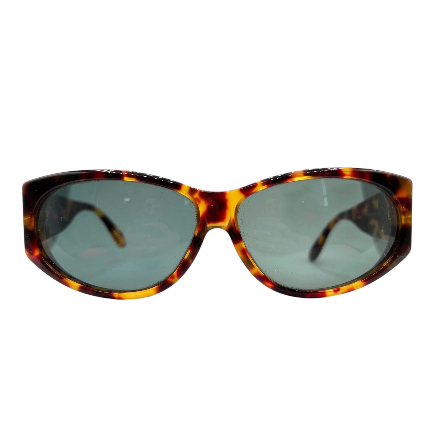 Gucci 2151 Tortoise & Gold Oval Sunglasses