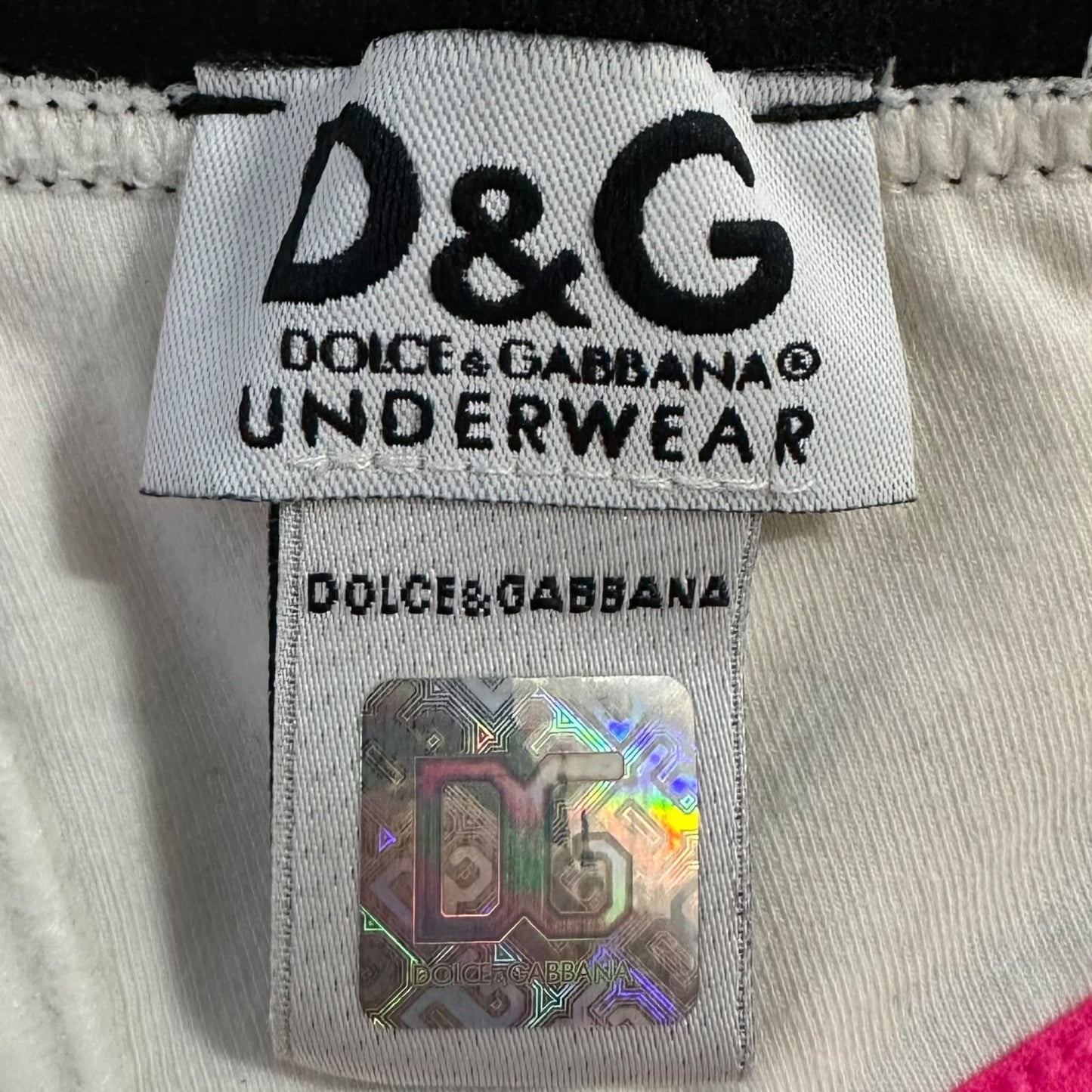 D&G Dolce & Gabbana Newsprint Bra