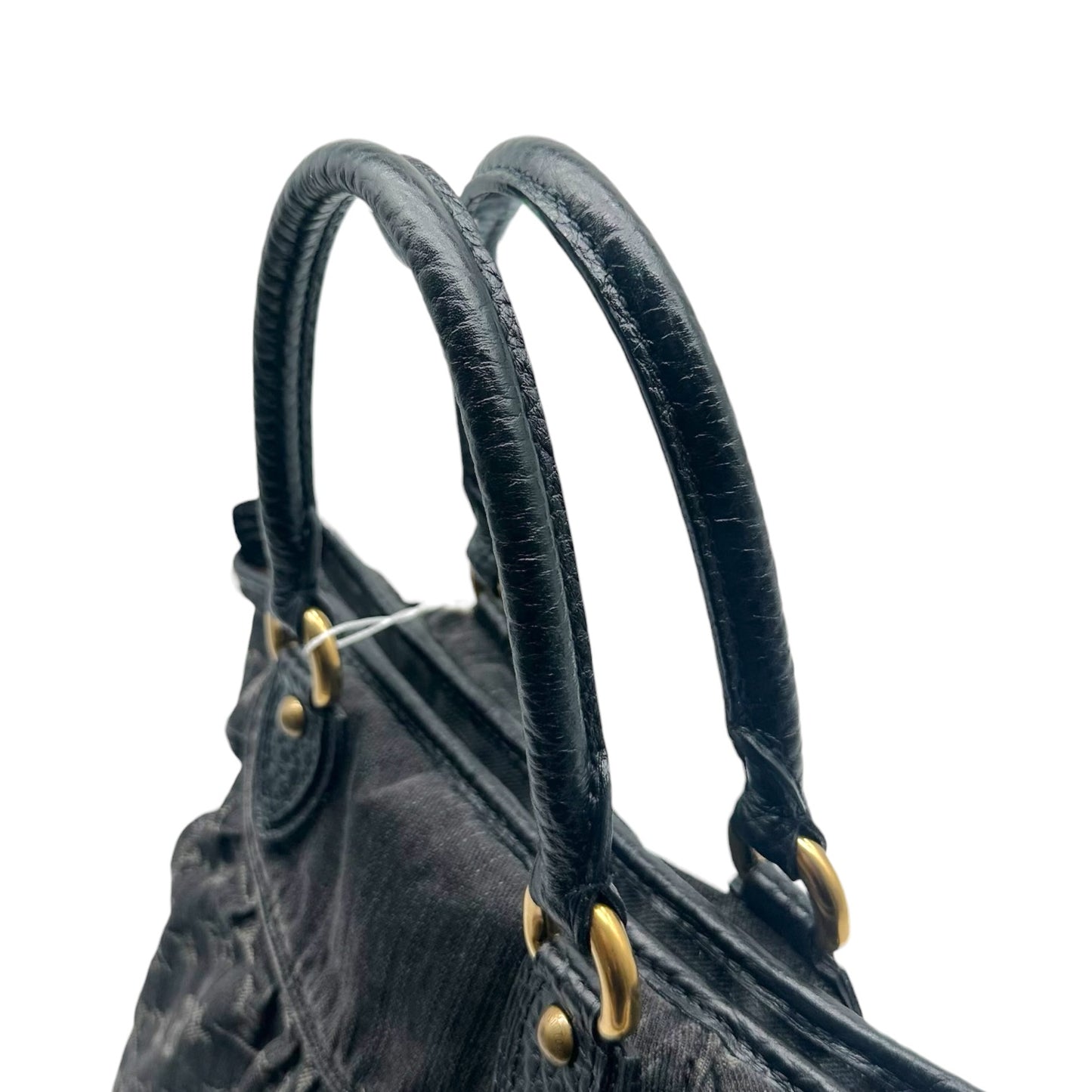 Louis Vuitton Black Denim Monogram Tote Bag