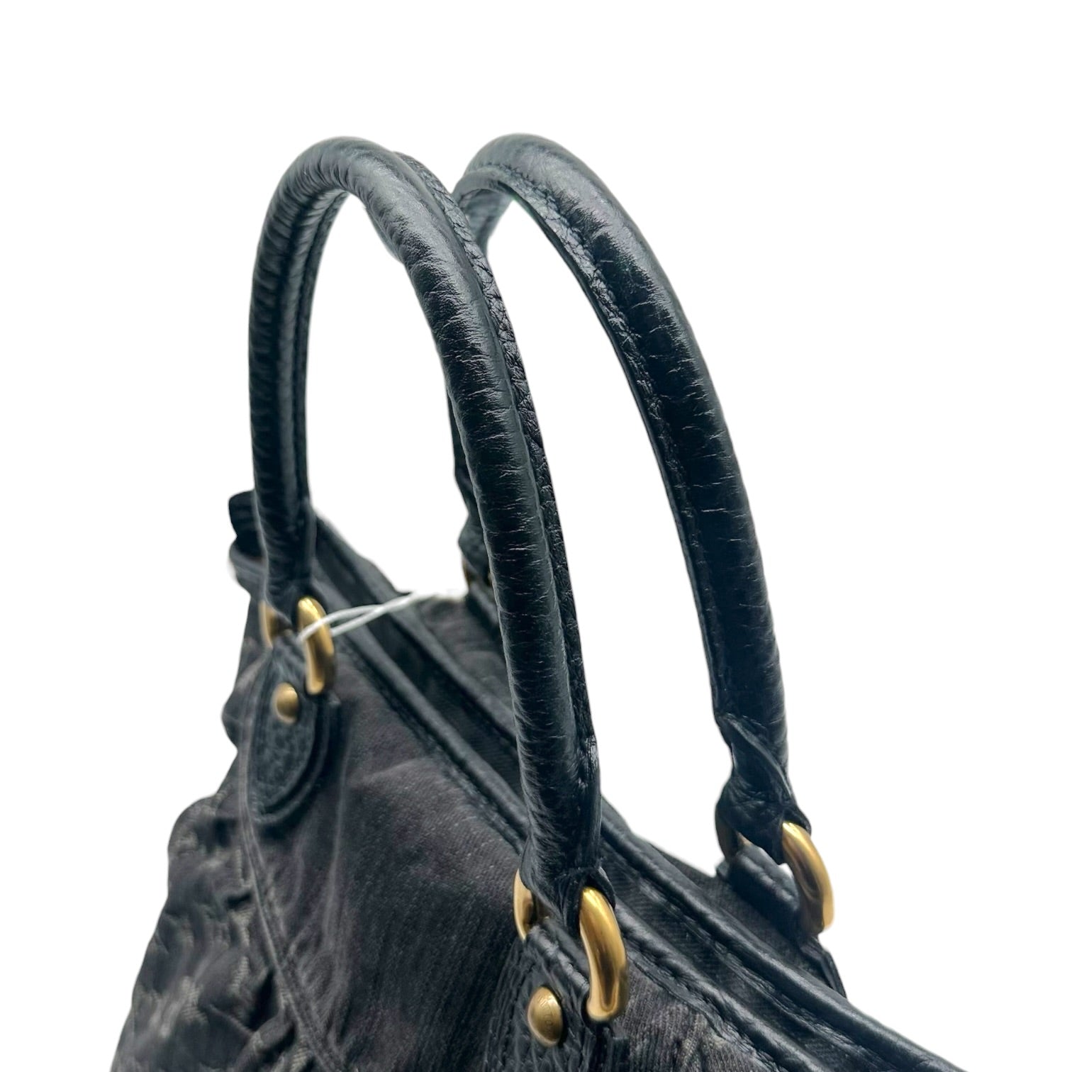 Louis Vuitton Black Denim Monogram Tote Bag