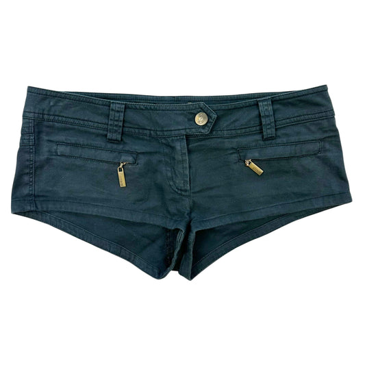 Just Cavalli Roberto Cavalli Black Micro Mini Shorts