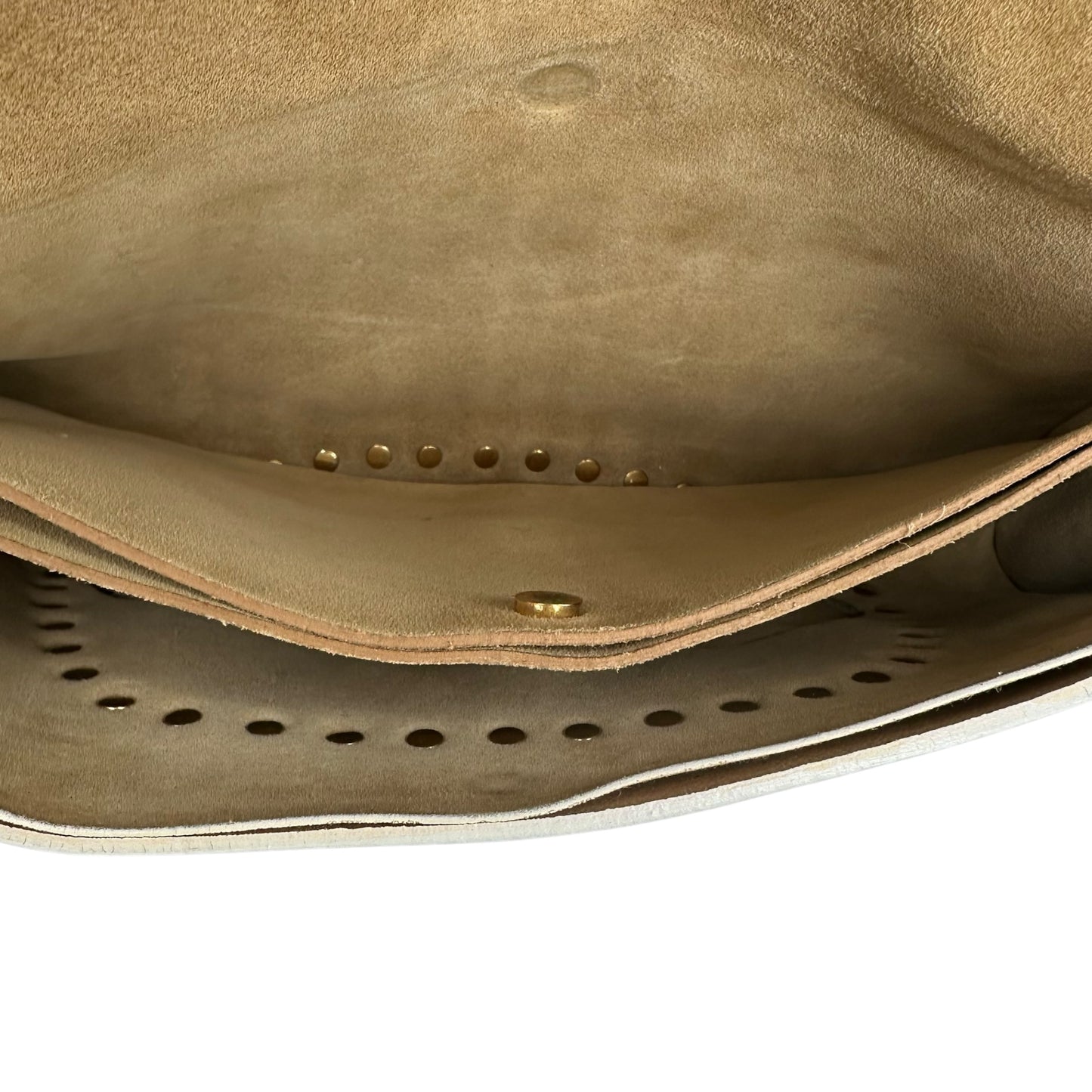 Celine White Studded Poulbot Bag - Outfit Repeater