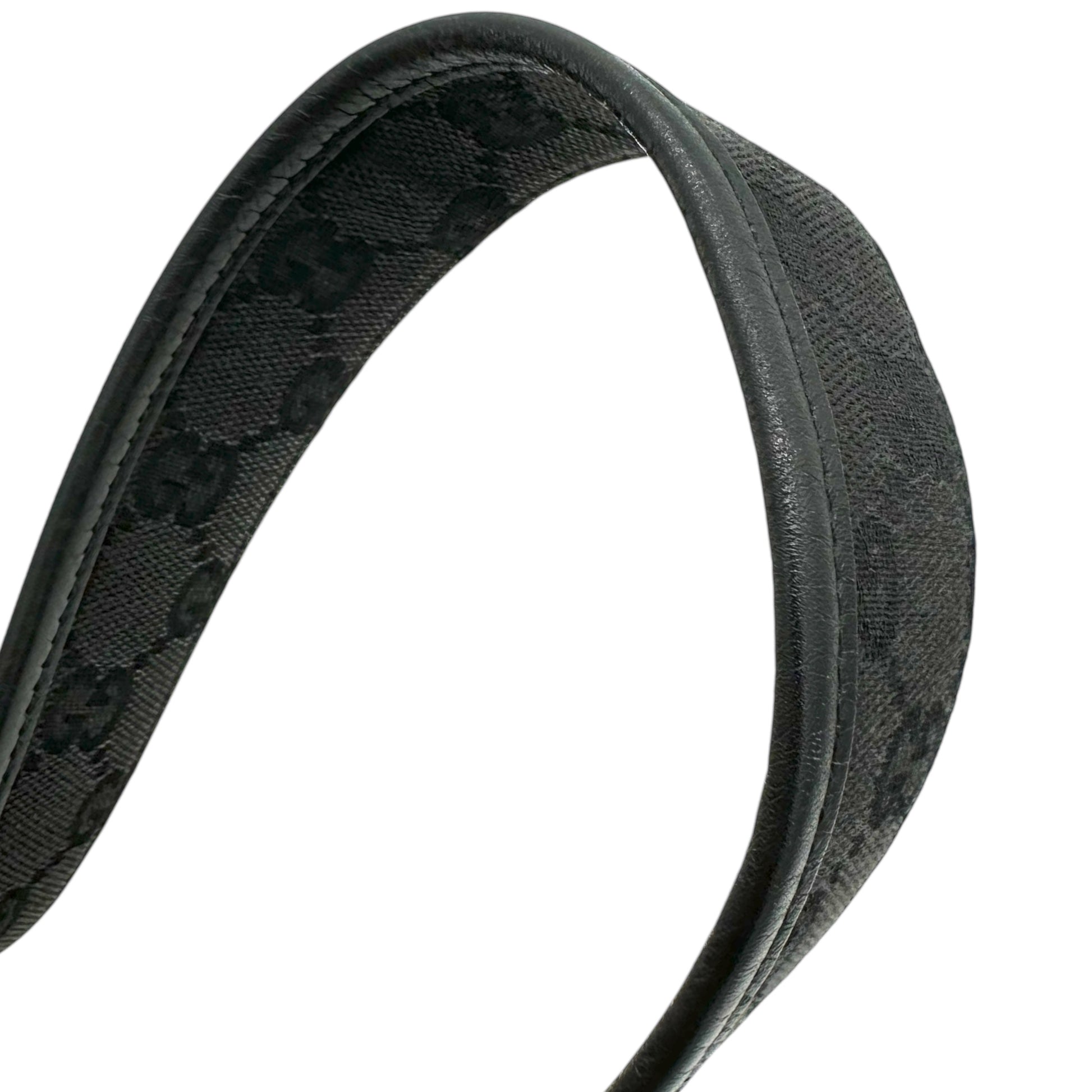 Gucci Black Monogram Crossbody Satchel Bag - Outfit Repeater