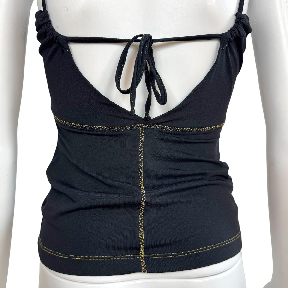 Just Cavalli Roberto Cavalli Black Halter Tank Top