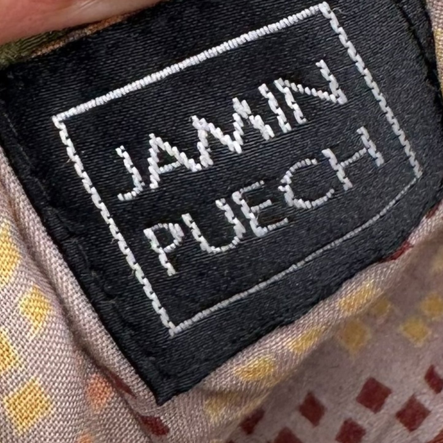 Jamin Puech Brown & Green Beaded Shoulder Bag - Outfit Repeater