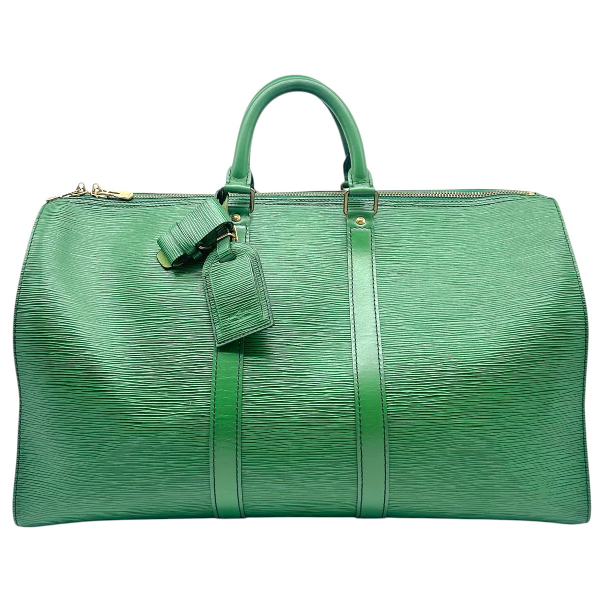 Louis Vuitton Green Epi Duffle Bag