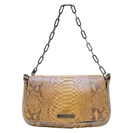 Gucci Python Chain Strap Shoulder Bag