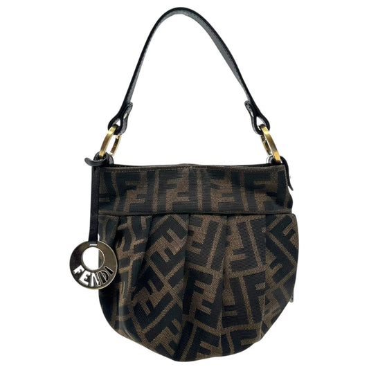 Fendi Brown Zucca Monogram Micro Chef Bag
