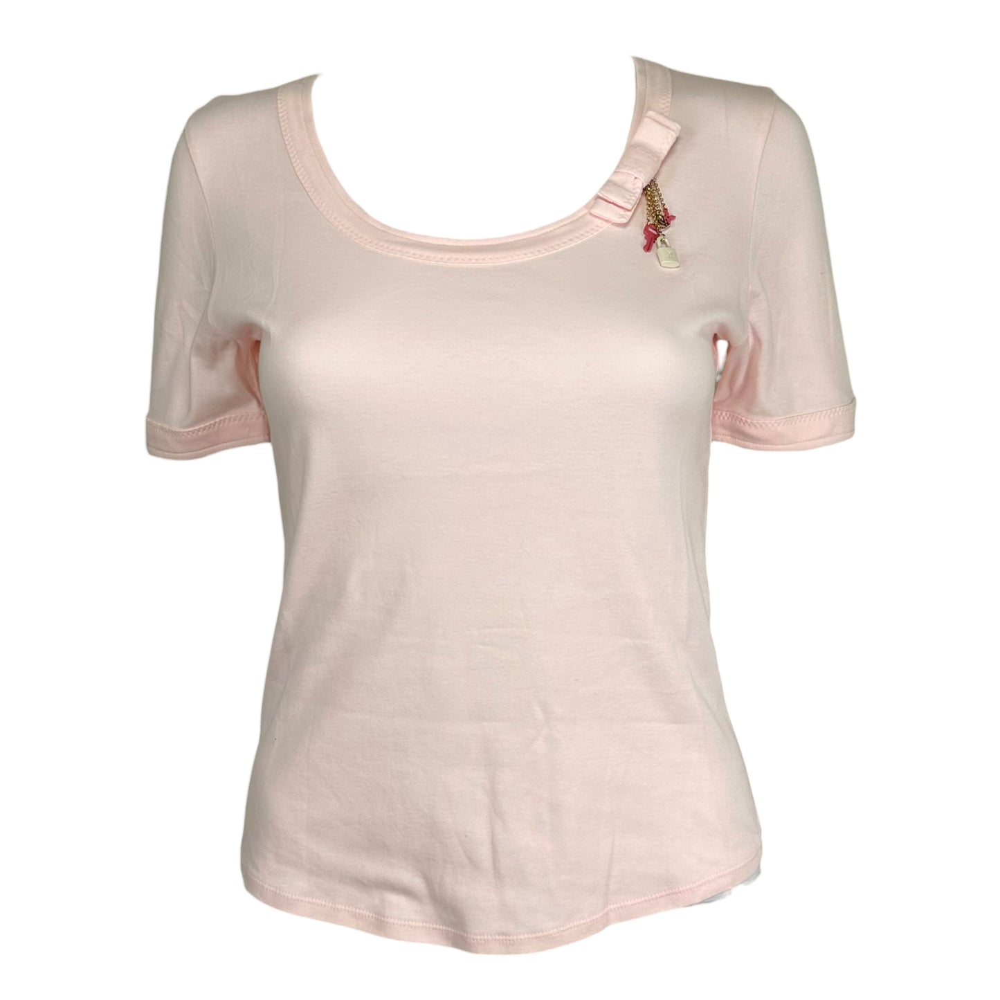 Louis Vuitton Pink Logo Charm T-Shirt