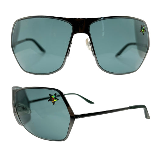 Christian Dior Secret1 Star Gem Avaitor Sunglasses