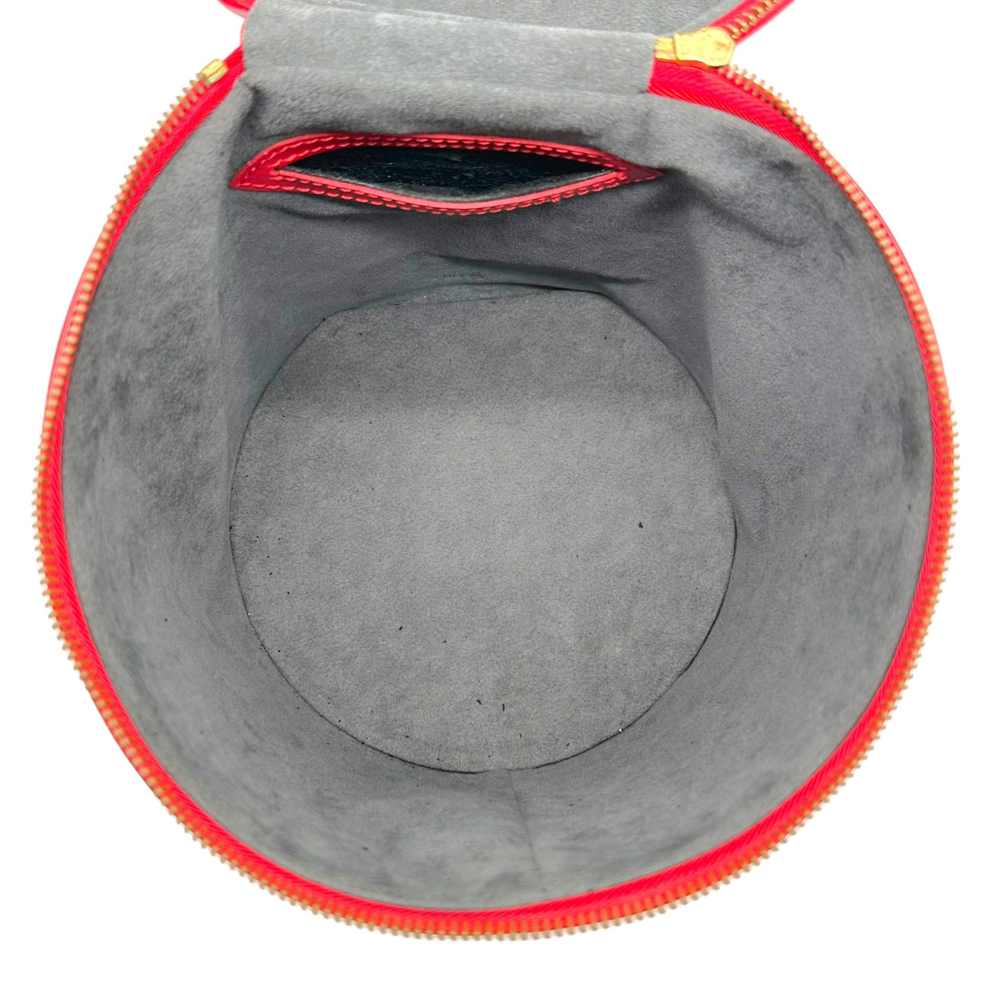 Louis Vuitton Red Epi Leather Vanity Bag