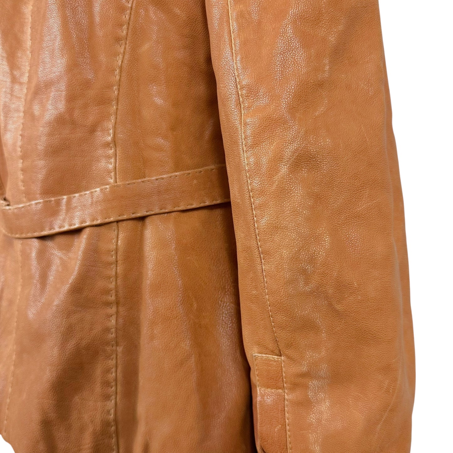 Roberto Cavalli Leopard Print Fur & Tan Leather Jacket