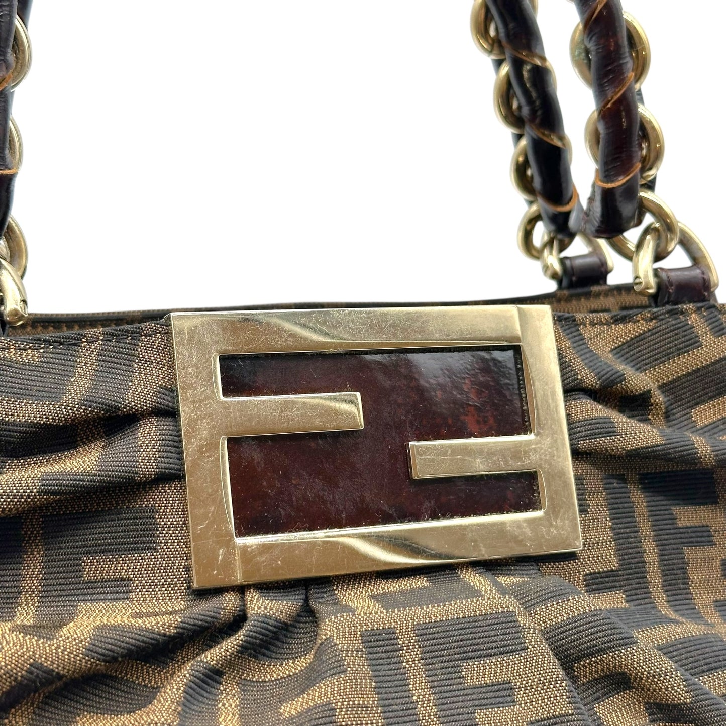 Fendi Classic Zucca Monogram Mia Bag