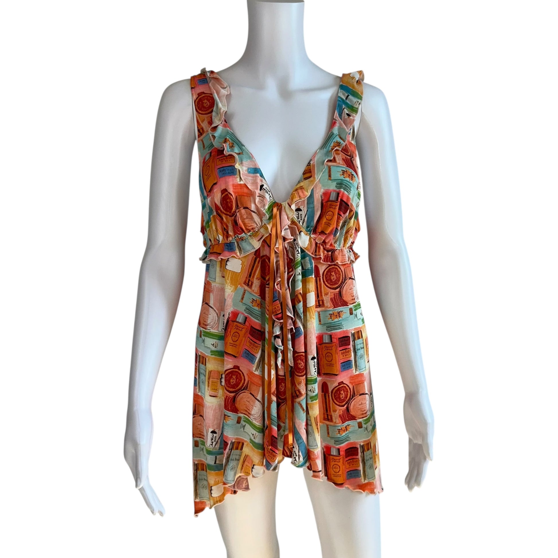 Hysteric Glamour Makeup Print Blouse Tank Top - Outfit Repeater