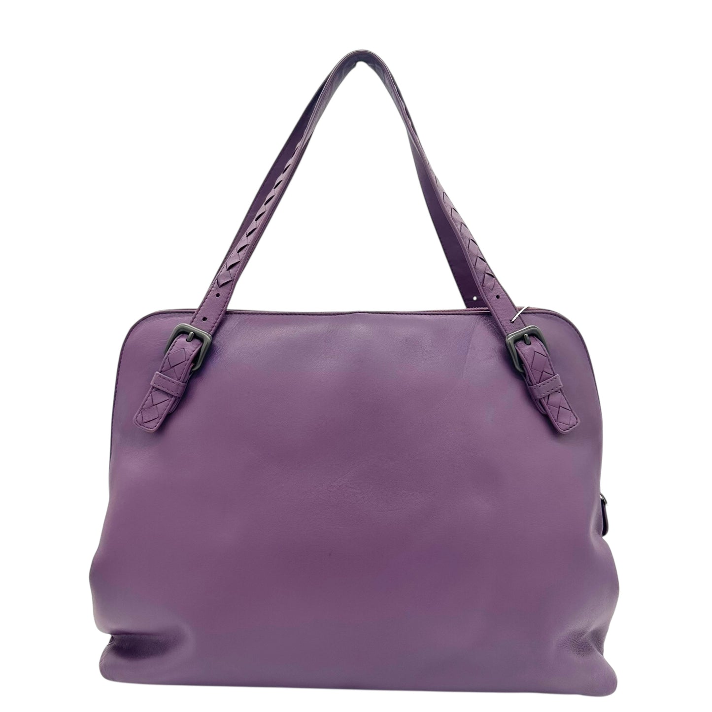 Bottega Veneta Purple Intrecciato Tote Bag