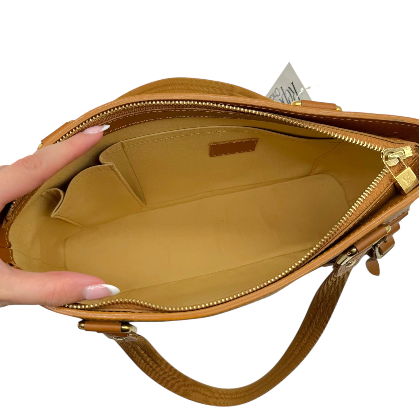 Louis Vuitton Beige Lin Monogram Lucille PM Mini Tote Bag