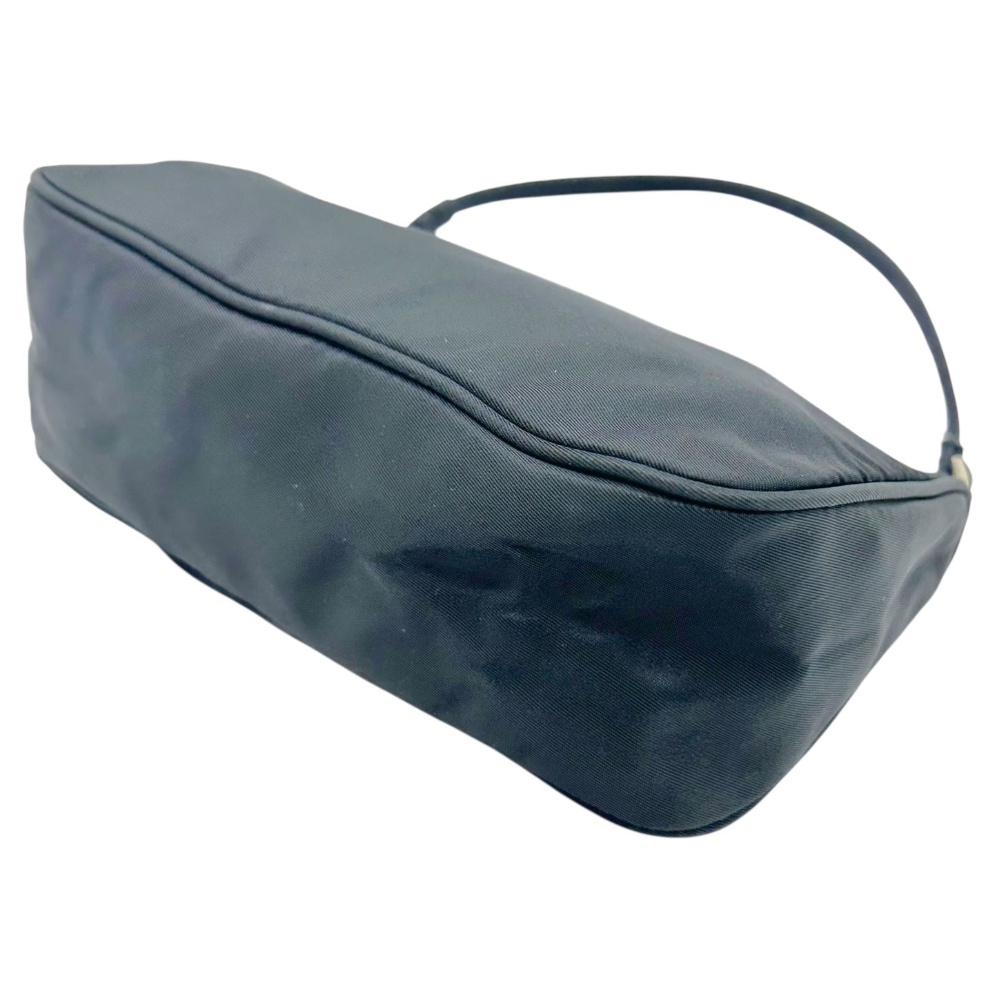 Prada Black Nylon Mini Pochette Bag