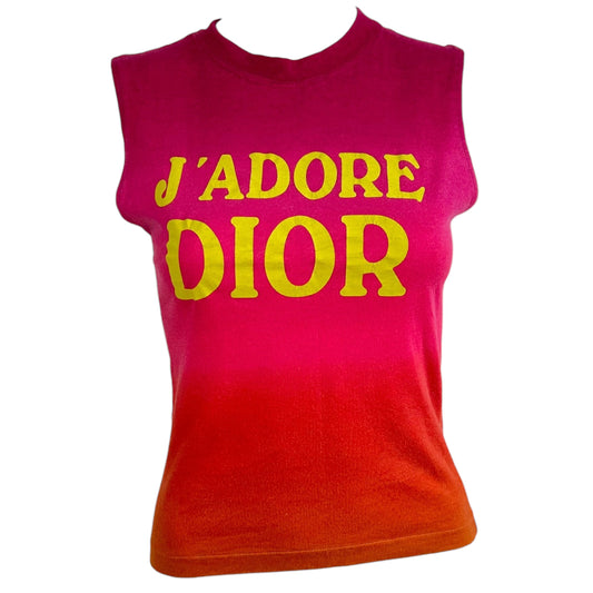 Christian Dior F/W 2002 J'Adore Dior Ombre Tank Top