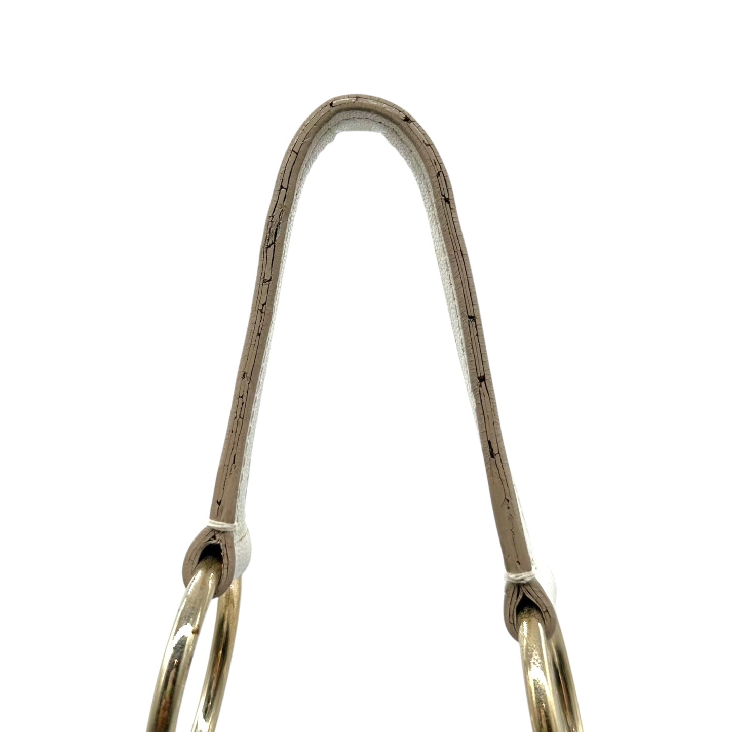 Yves Saint Laurent Rive Gauche Ivory Suede Fringe Shoulder Bag