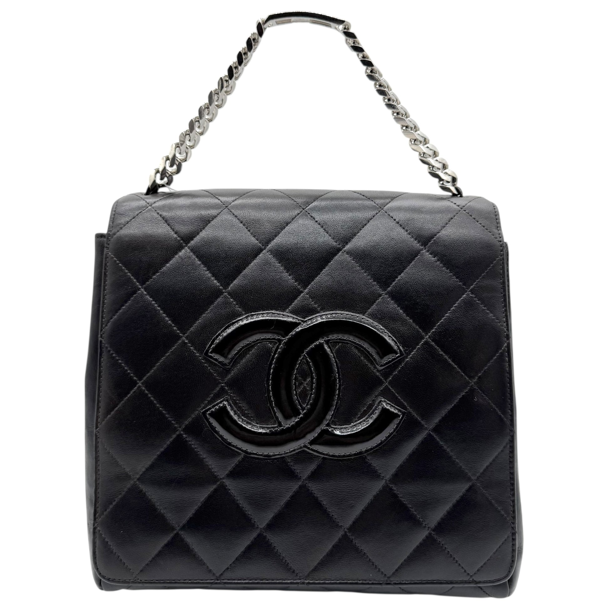Chanel Black Matelasse Lambskin ID Bracelet Bag 1996-1997 - Outfit Repeater