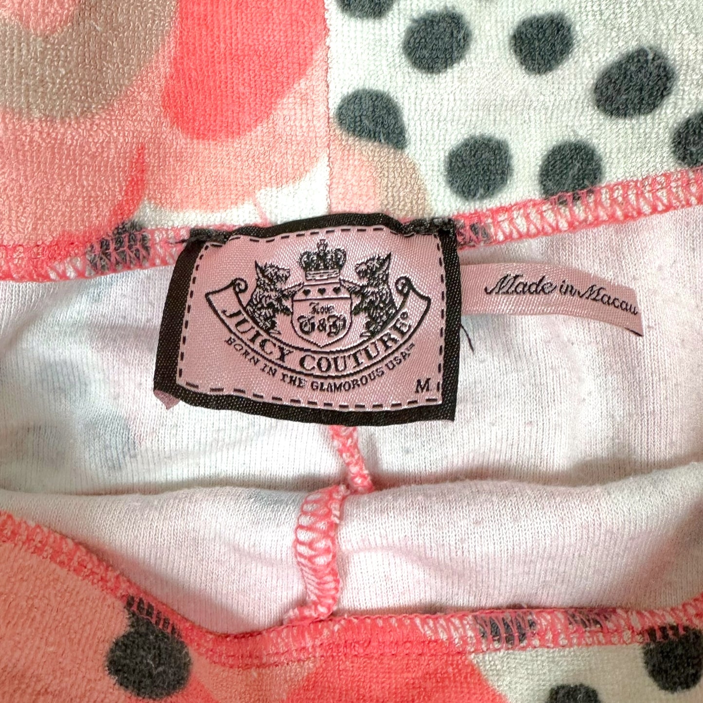 Juicy Couture 'Poppy' Print Terrycloth Mini Shorts & Zip-Up Set - Outfit Repeater