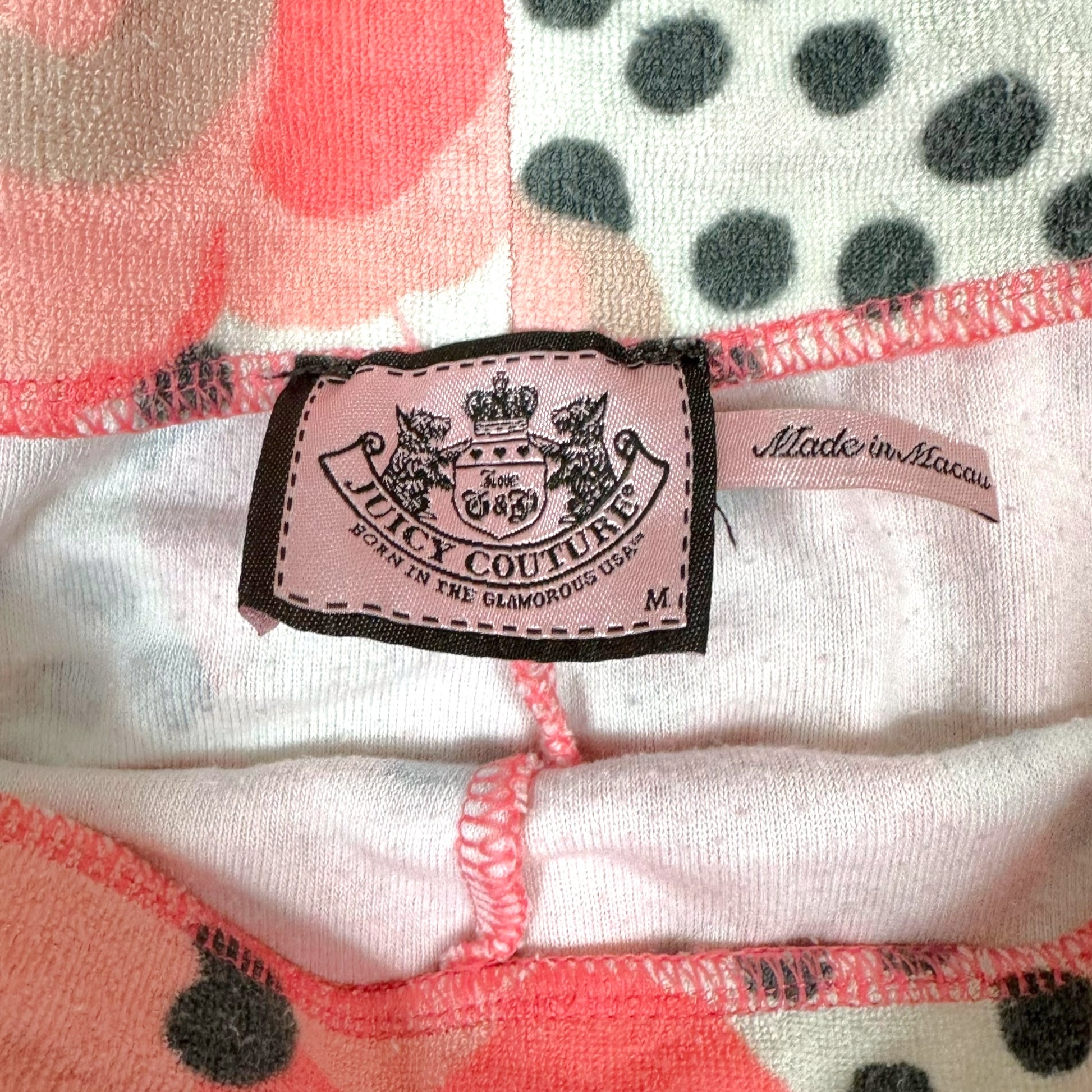 Juicy Couture 'Poppy' Print Terrycloth Mini Shorts & Zip-Up Set - Outfit Repeater