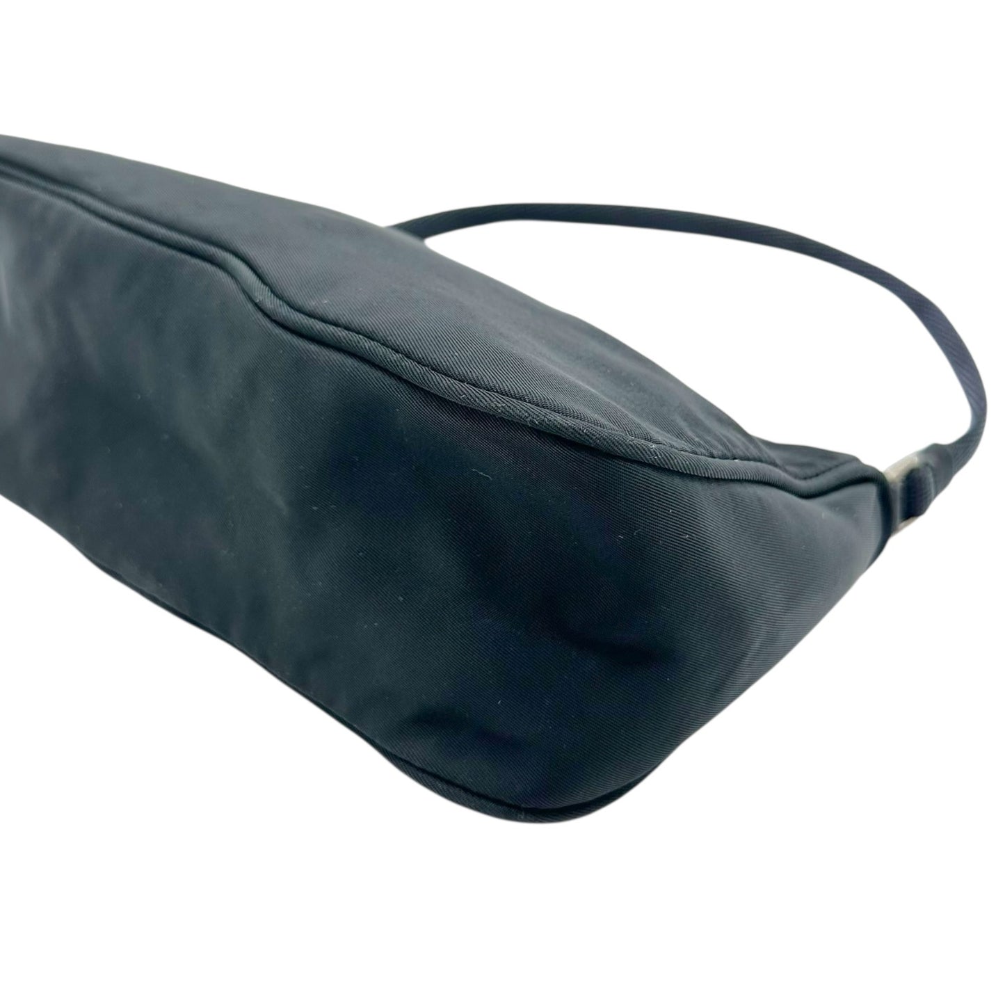 Prada Black Nylon Mini Pochette Bag