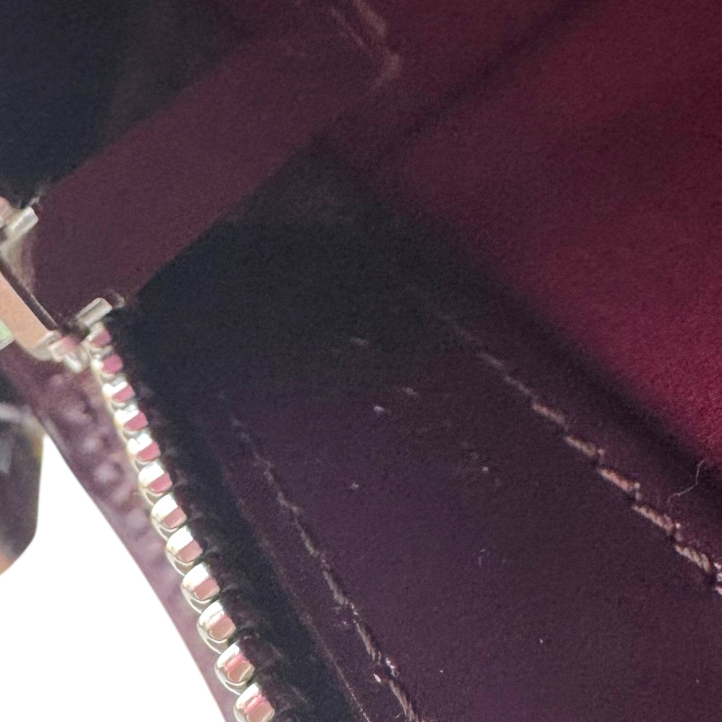 Louis Vuitton Burgundy Matte Monogram Fowler Pochette