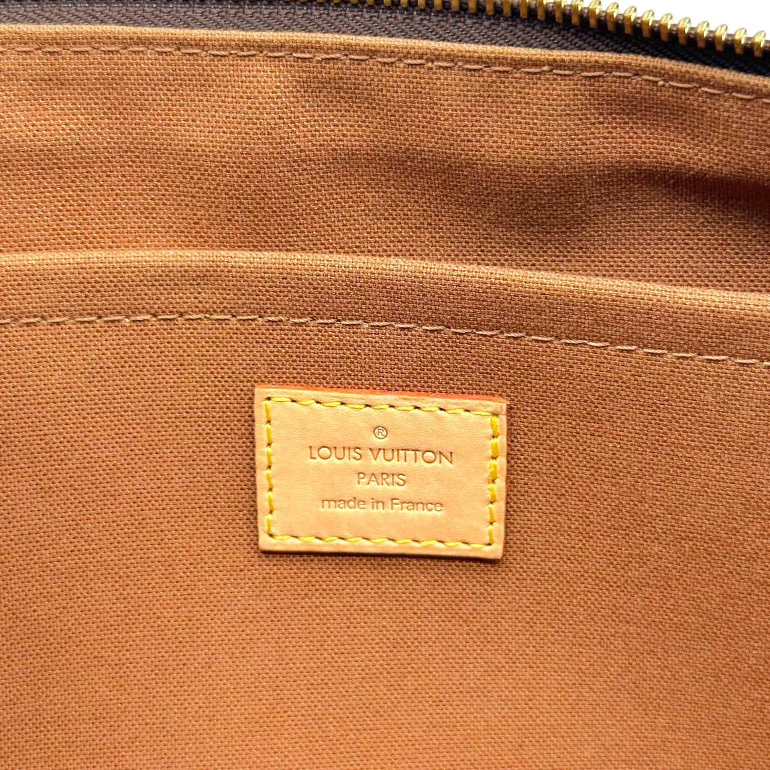 Louis Vuitton Monogram East-West Bag Brown Leather