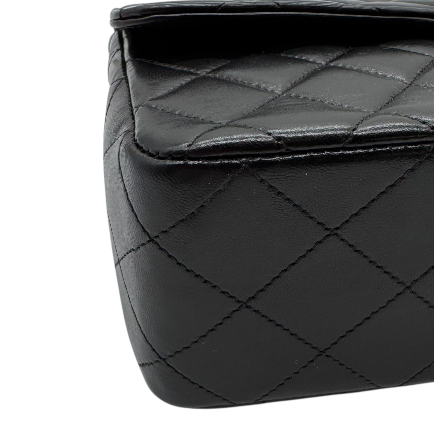 Chanel Black Matelasse Lambskin Kelly Top-Handle Parent Bag 1994-1996 - Outfit Repeater