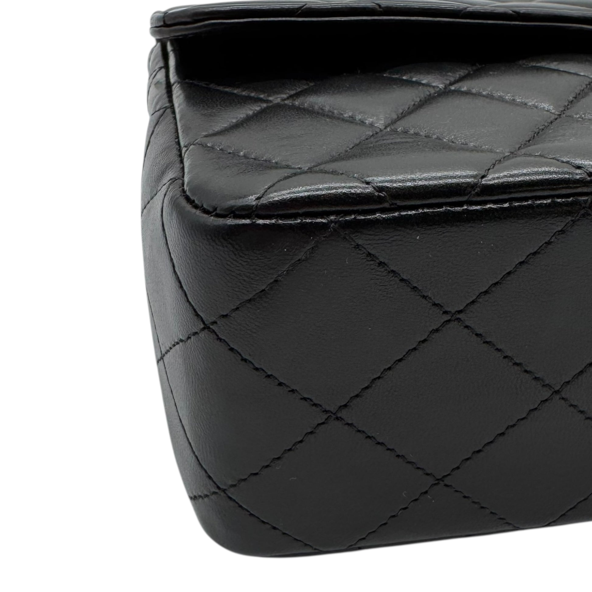Chanel Black Matelasse Lambskin Kelly Top-Handle Parent Bag 1994-1996 - Outfit Repeater