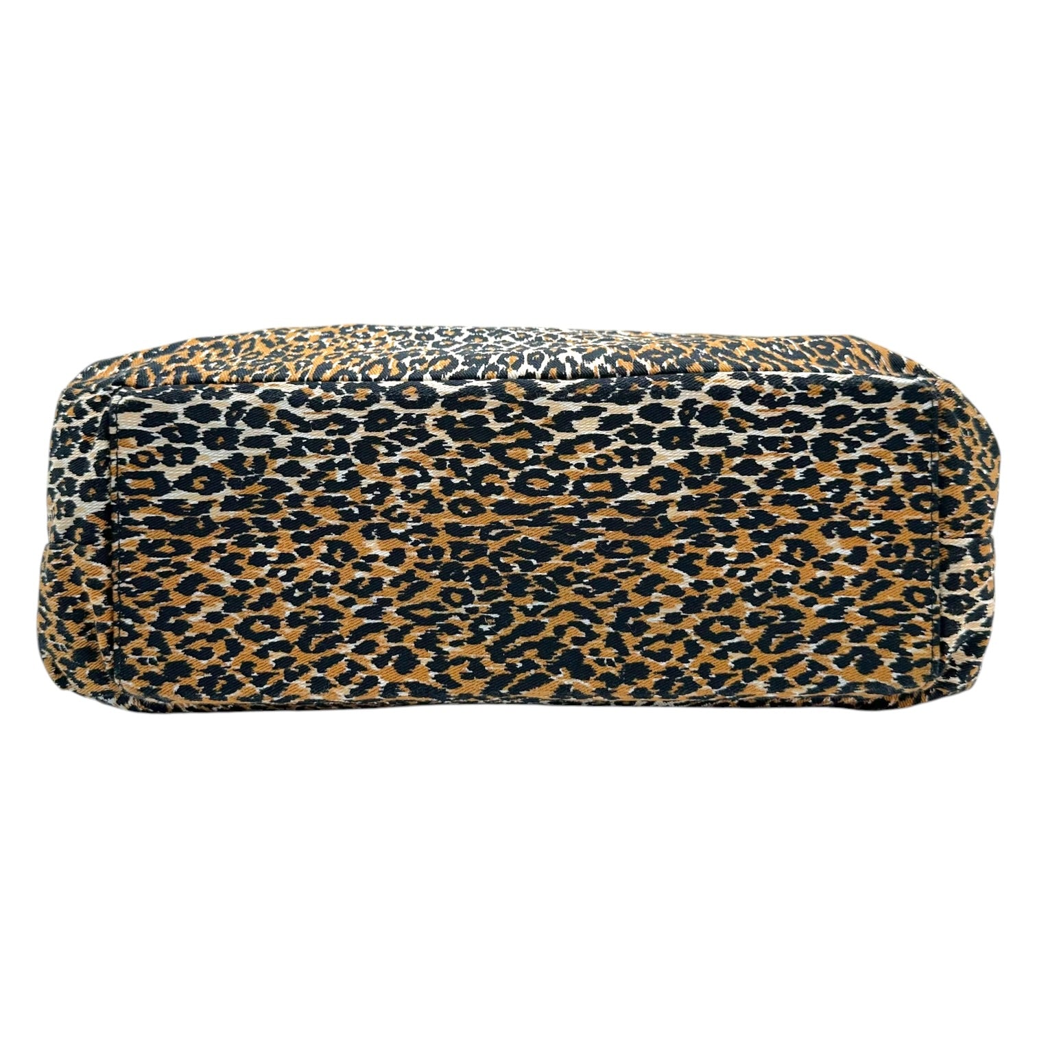 Dolce & Gabbana Leopard Print Tote Bag with Wooden Handles