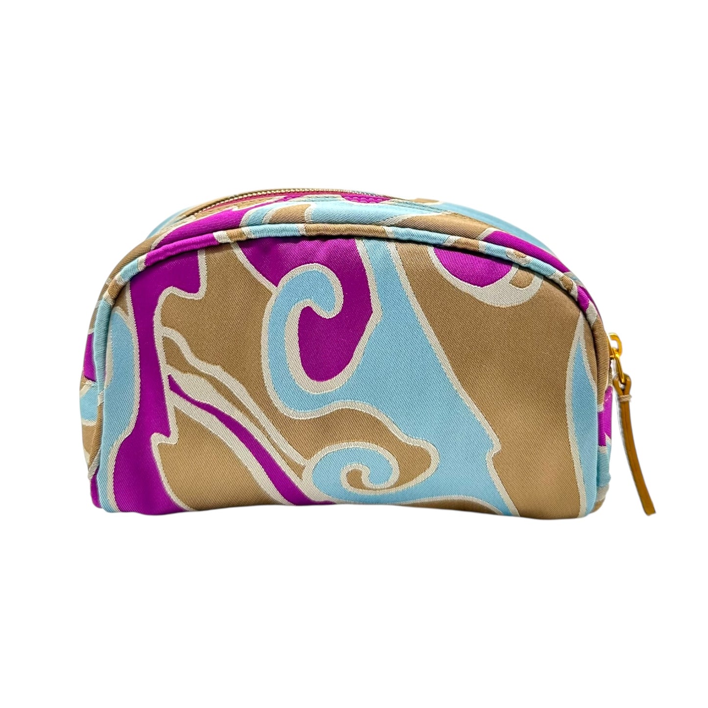 Fendi Printed Silk Cosmetic Pouch