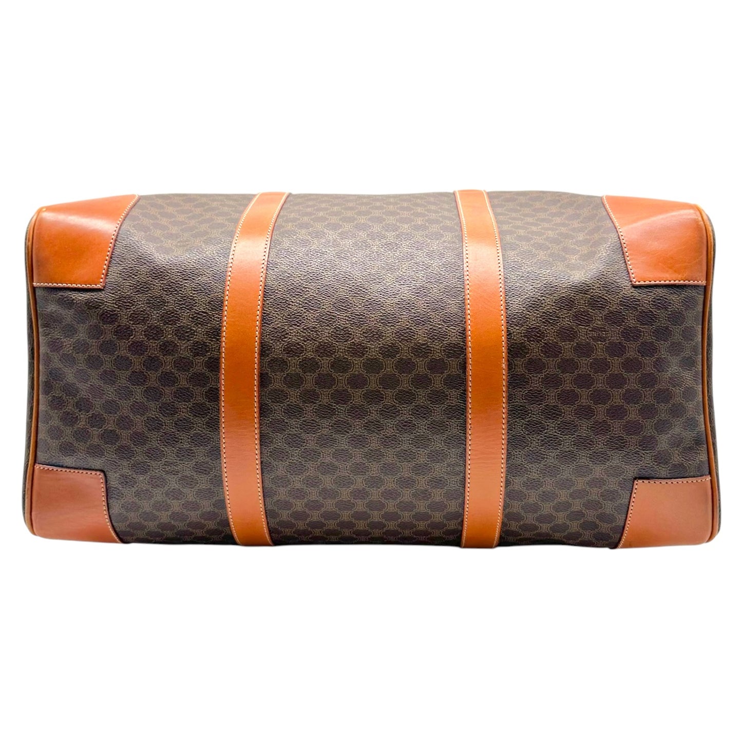 Celine Brown Triomphe Monogram Small Duffle Bag