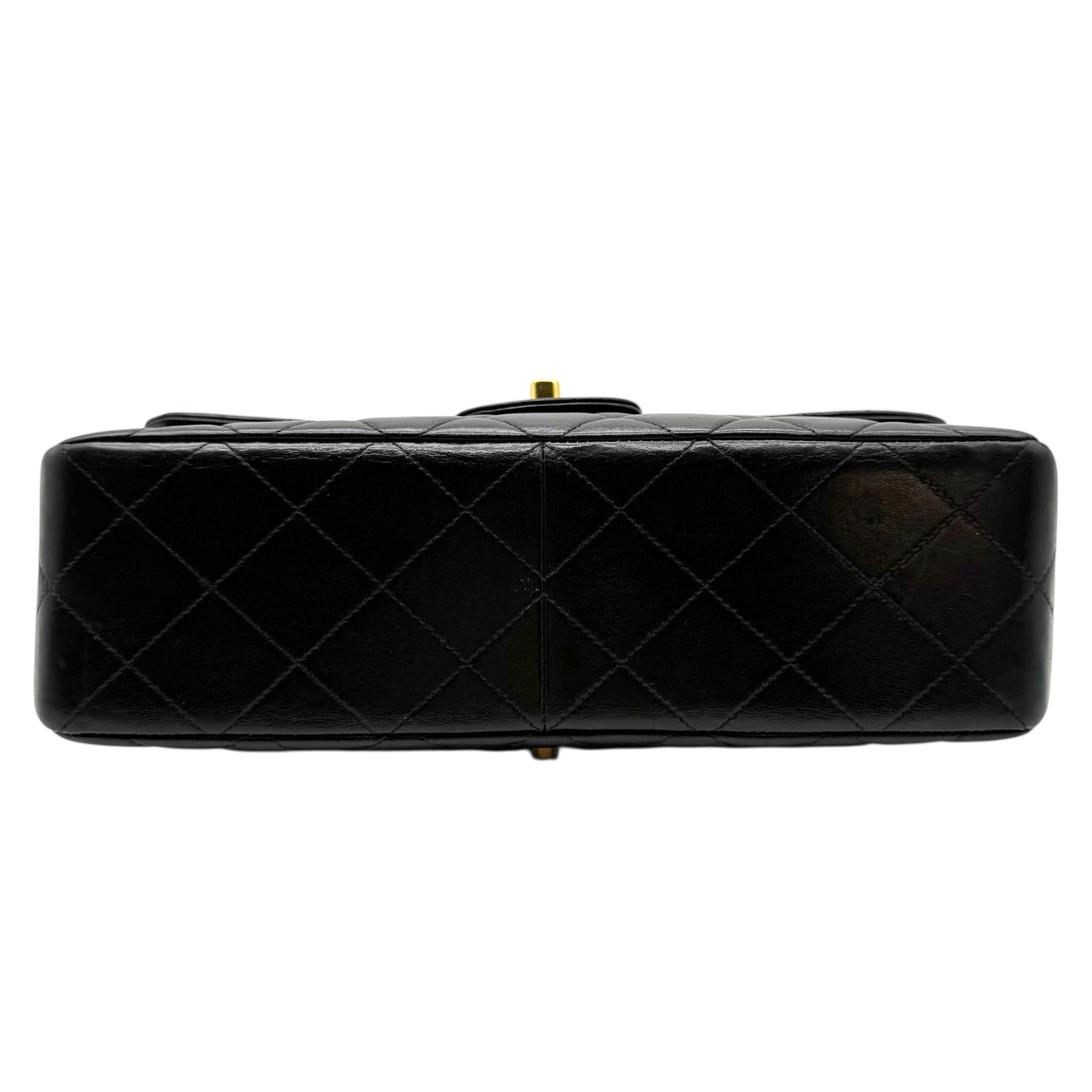 Chanel Black Matelasse Lambskin Medium Double Sided Flap Bag 1996-97 - Outfit Repeater