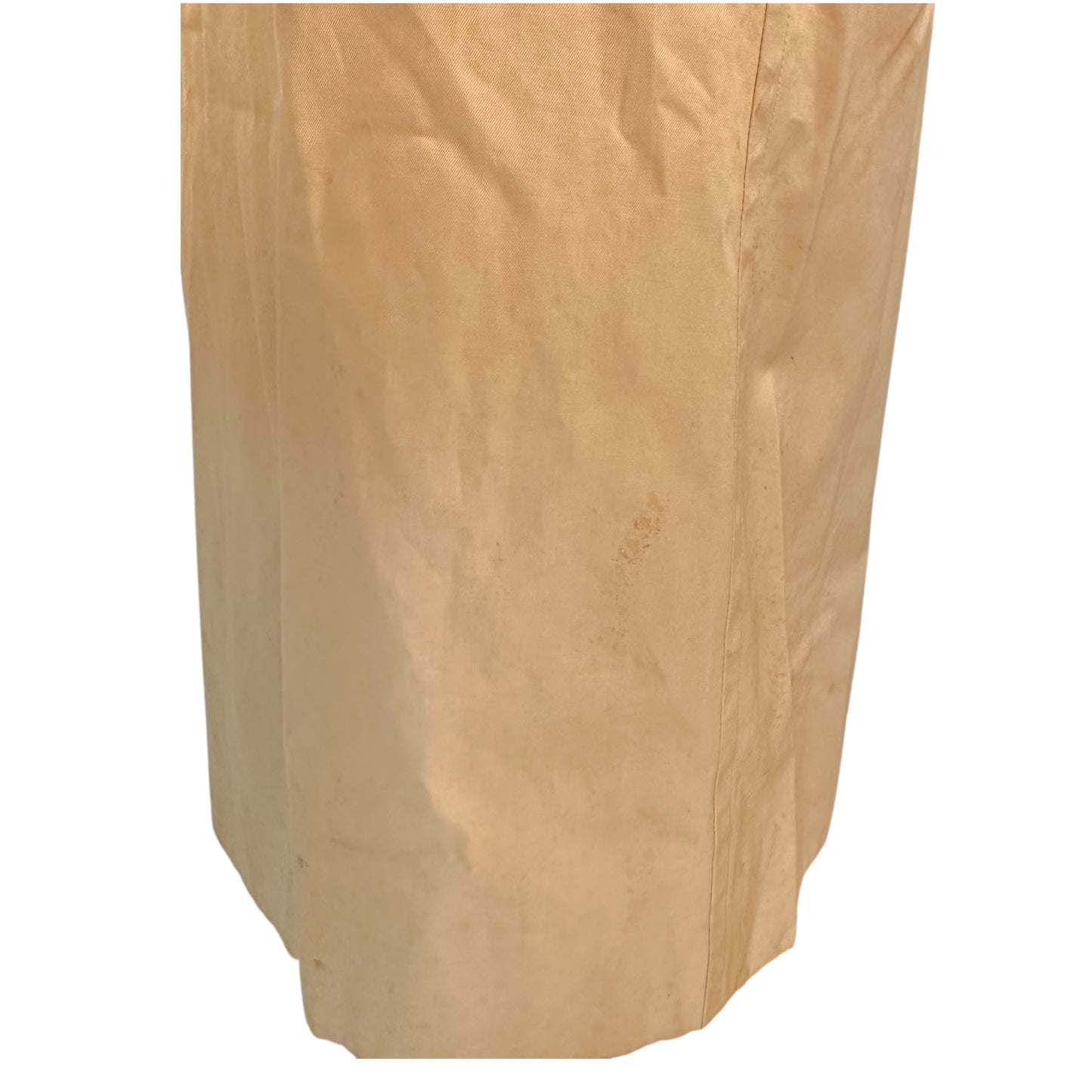 Burberry Vintage Beige Classic Mid-Length Trench Coat