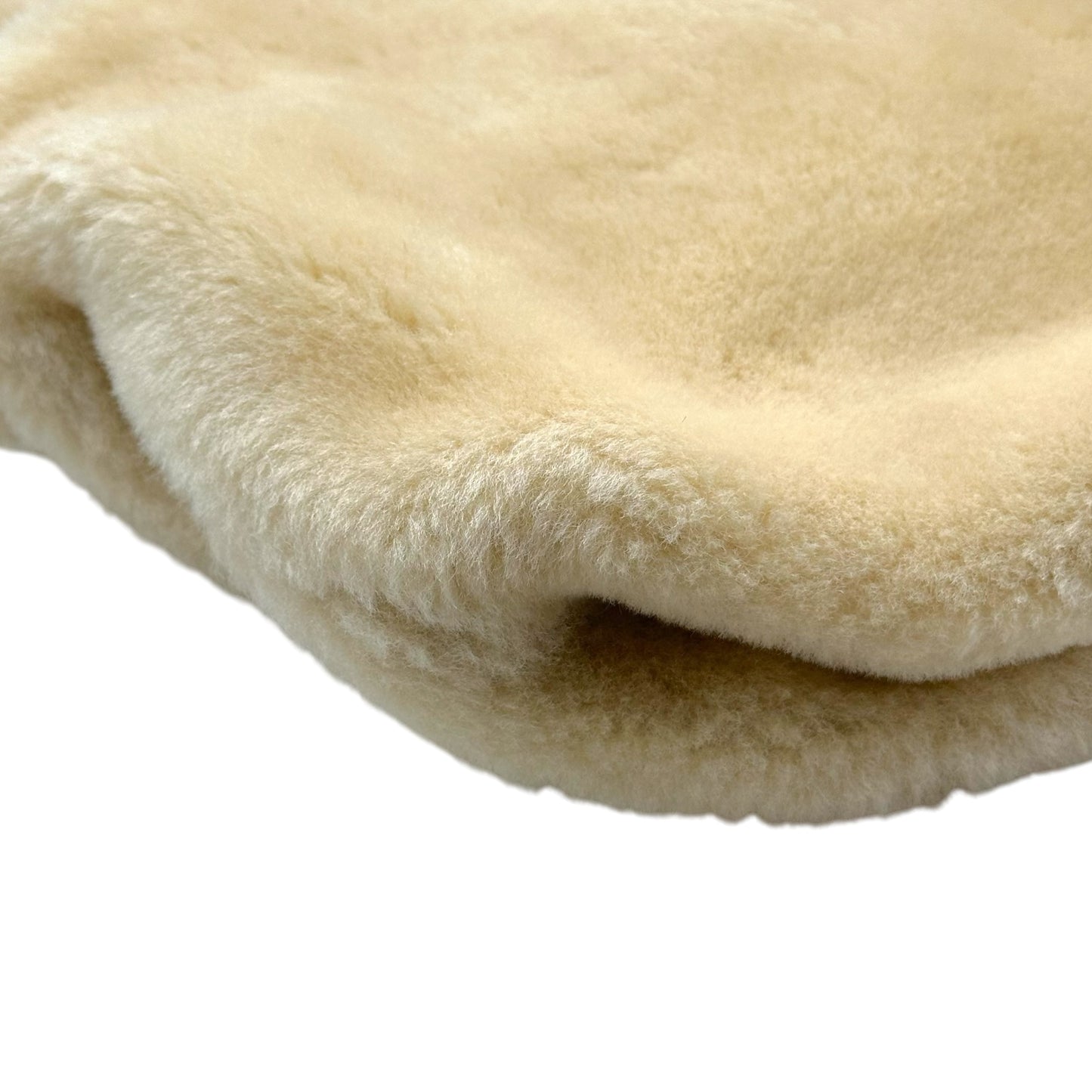Bottega Veneta Ivory Shearling Convertible Clutch Shoulder Bag