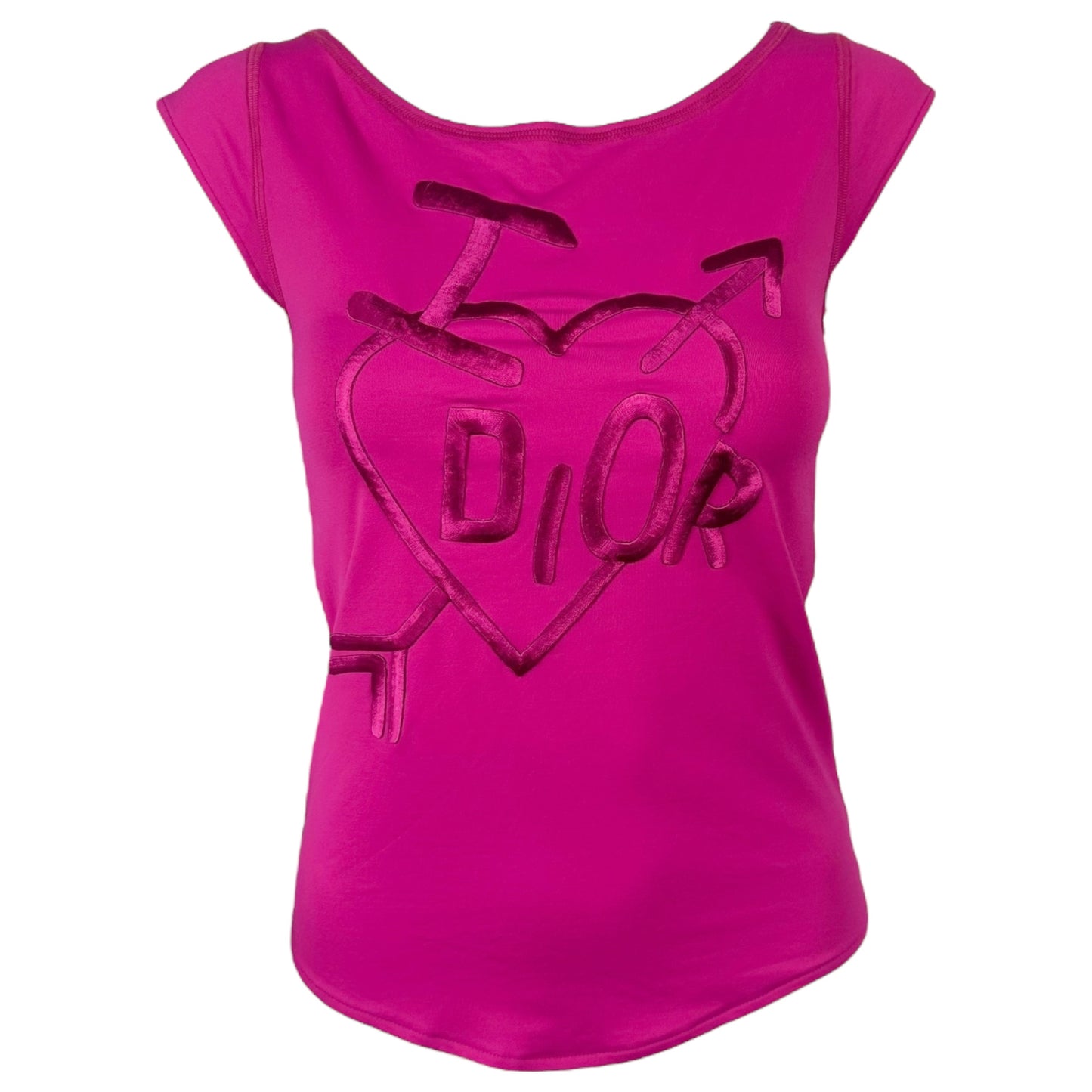 Christian Dior I Heart Dior Pink T-Shirt