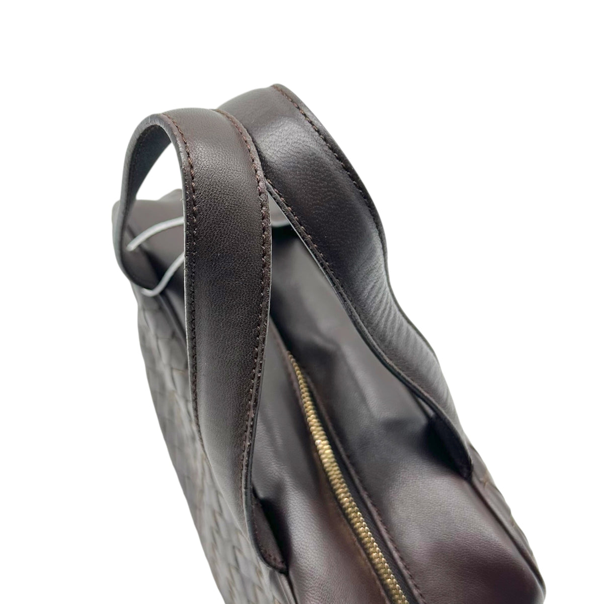 Bottega Veneta Brown Intrecciato Leather Mini Pochette