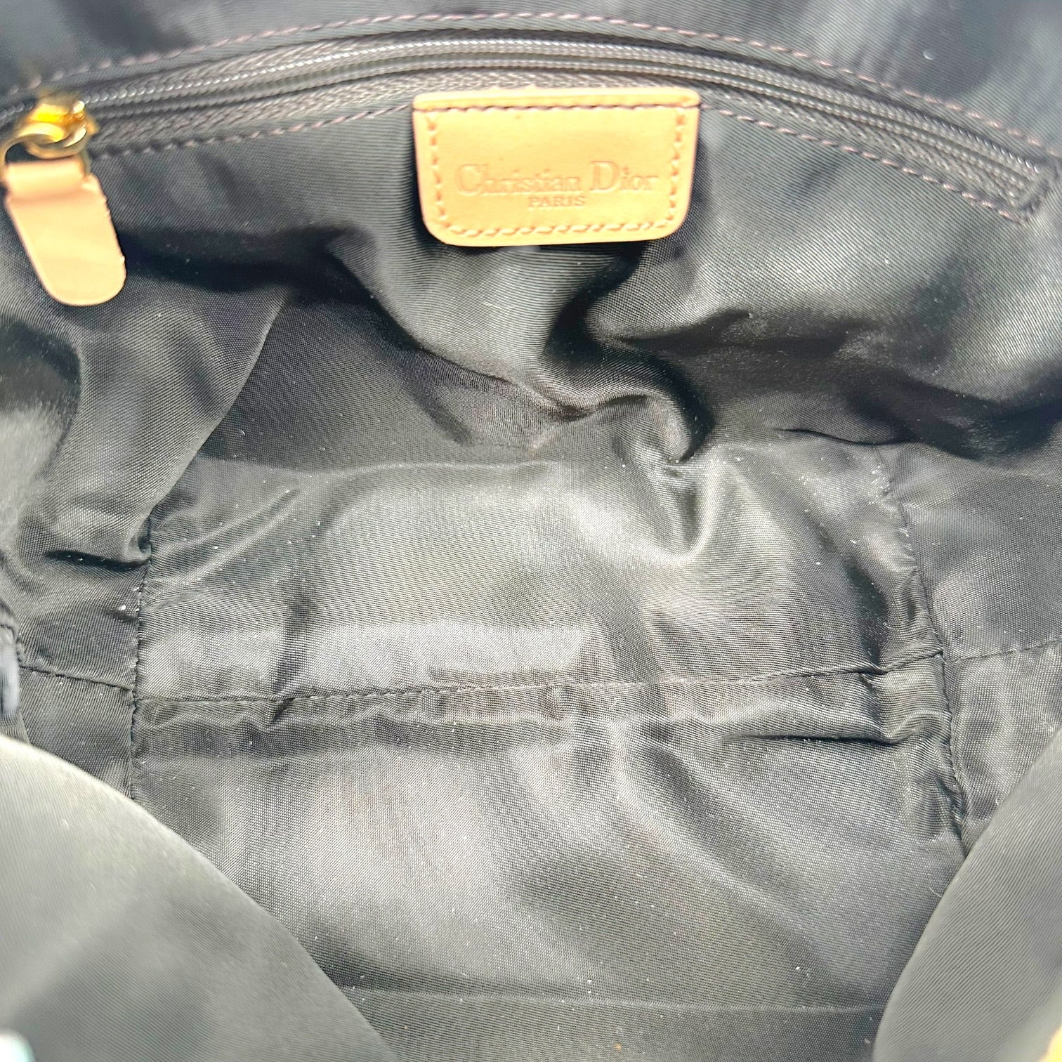 Christian Dior Pochette Bag Burgundy Trotter Monogram