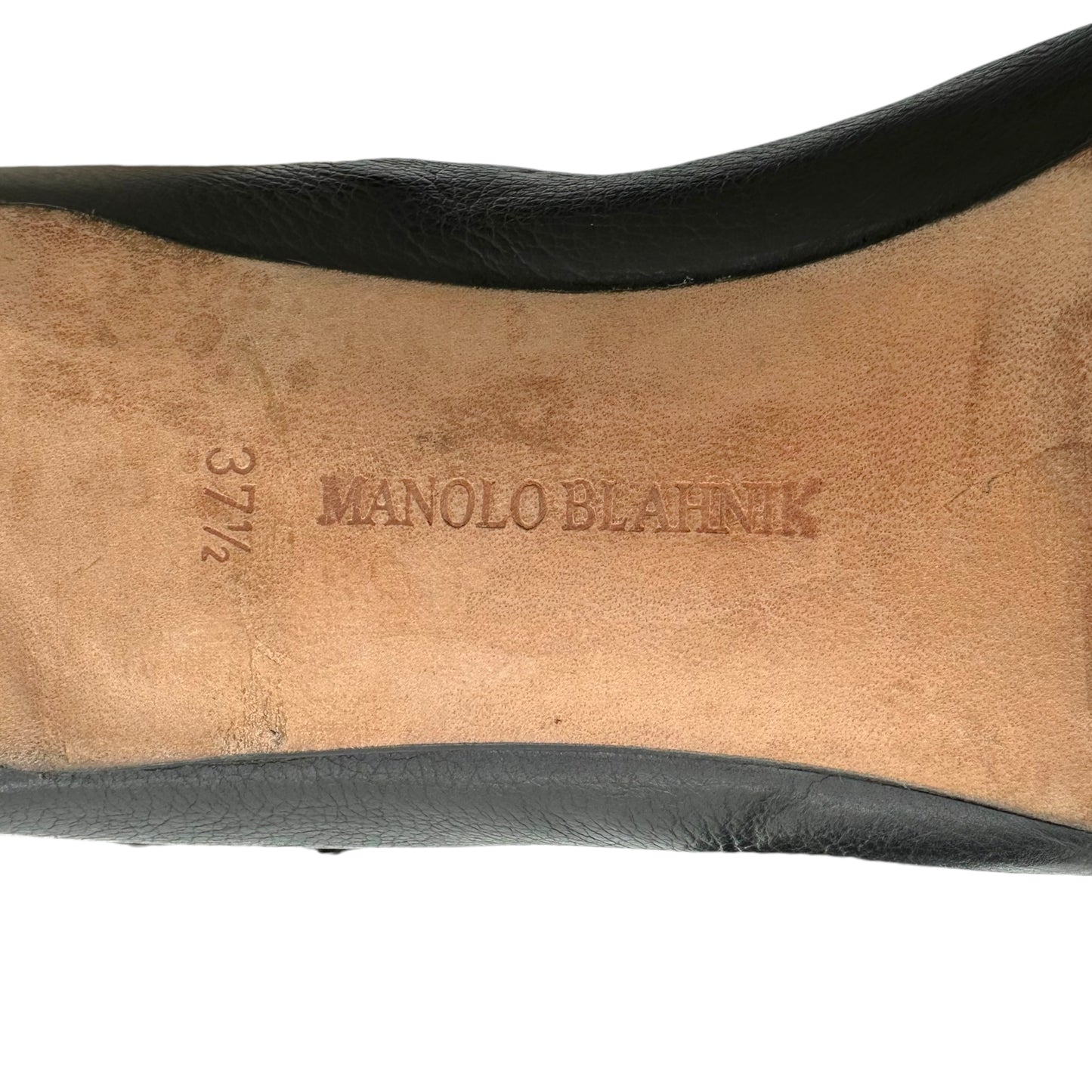 Manolo Blahnik Ruffle Black Leather Pointed Toe Boots - Outfit Repeater