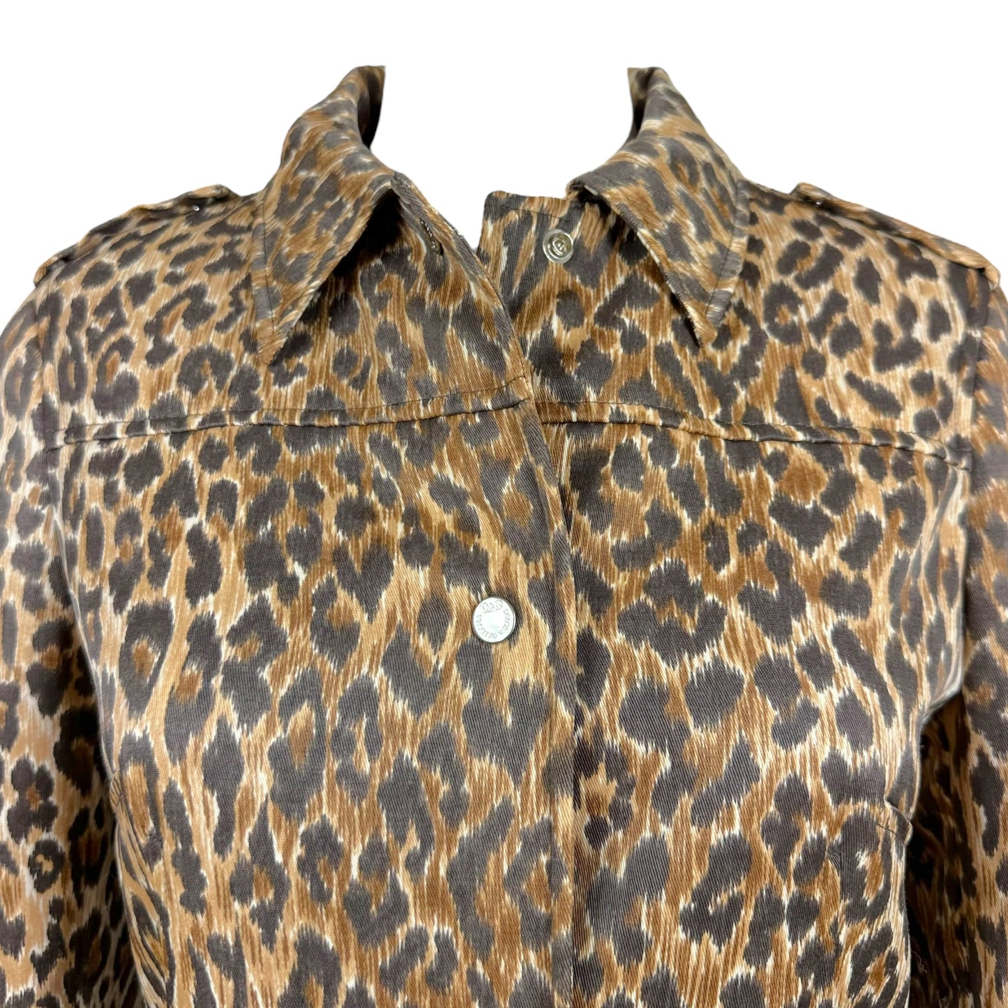 D&G Dolce & Gabbana Leoprad Print Nylon Trench Coat - Outfit Repeater